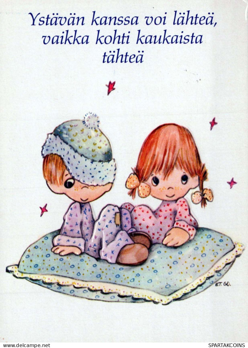 ENFANTS ENFANTS Scène S Paysages Vintage Carte Postale CPSM #PBU548.FR - Szenen & Landschaften