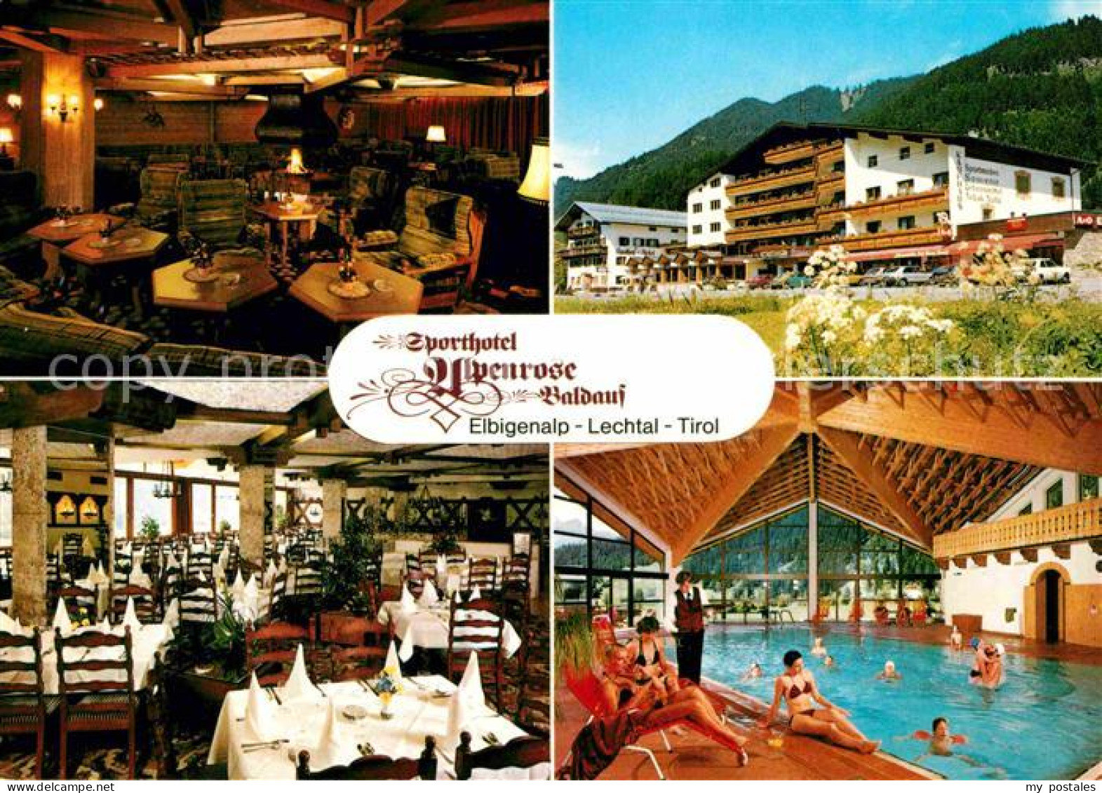 72718349 Elbigenalp Sporthotel Alpenrose Im Lechtal Restaurant Hallenbad Elbigen - Sonstige & Ohne Zuordnung