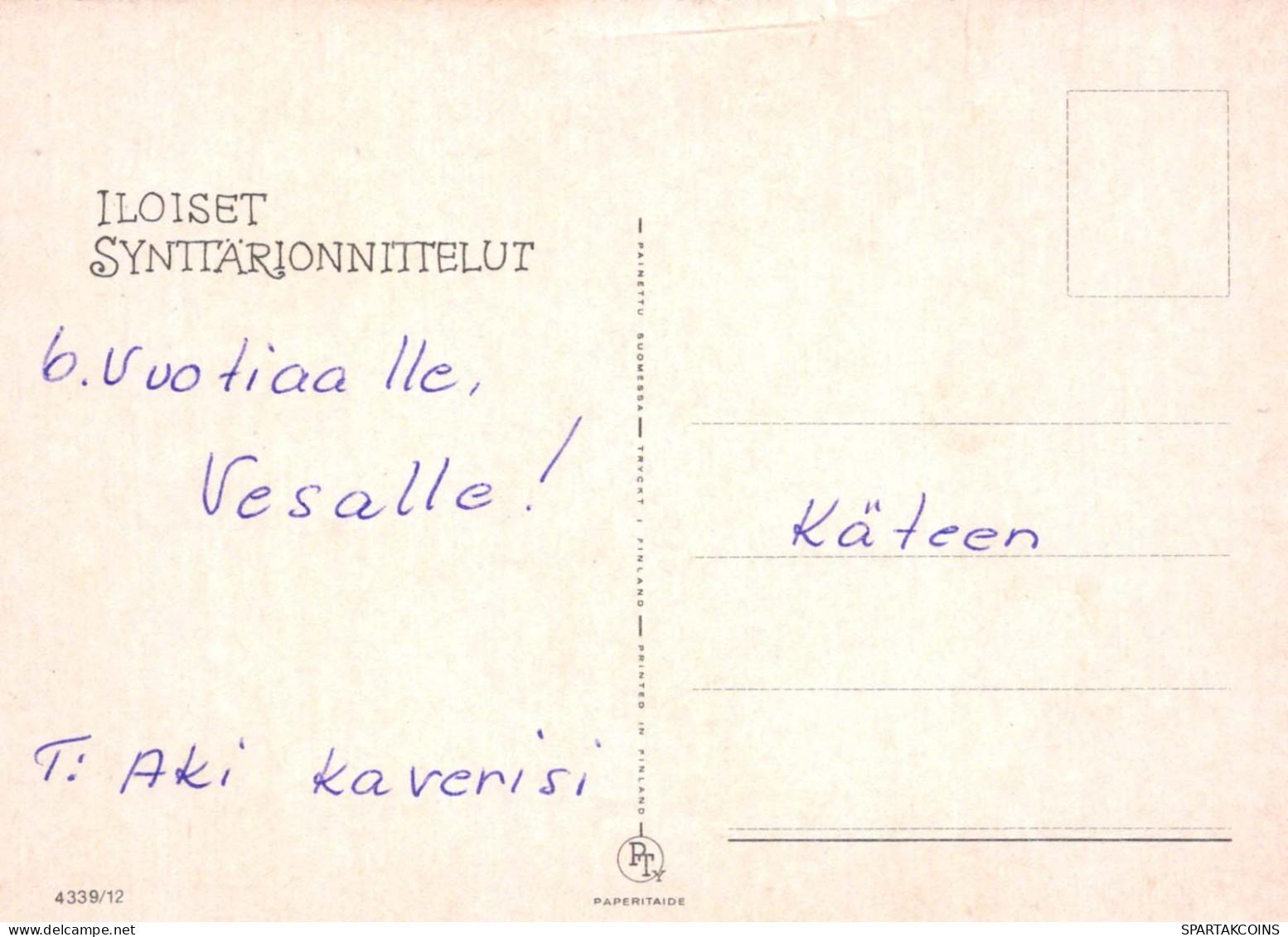 OISEAU Animaux Vintage Carte Postale CPSM #PBR496.FR - Vögel