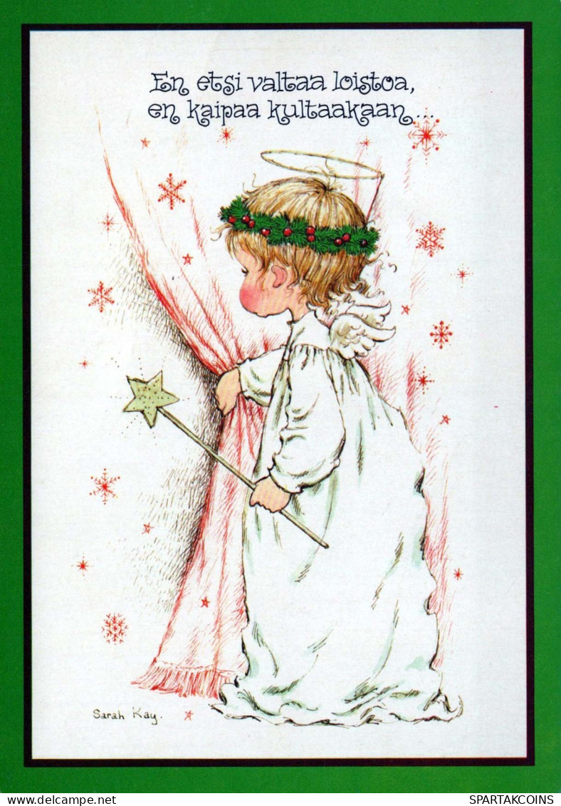 ANGE Noël Vintage Carte Postale CPSM #PBP296.FR - Anges