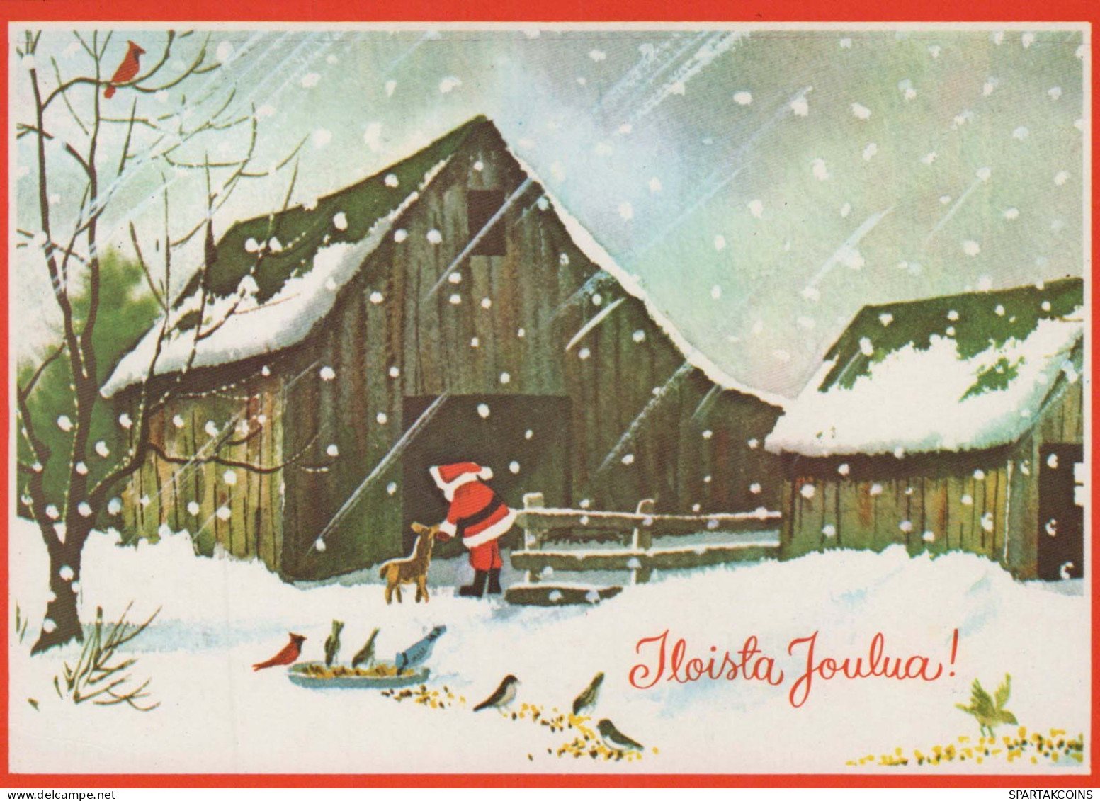 Bonne Année Noël GNOME Vintage Carte Postale CPSM #PAY576.FR - Nouvel An
