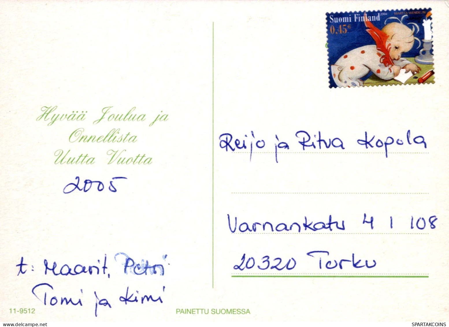 Bonne Année Noël ÉGLISE Vintage Carte Postale CPSM #PAY317.FR - Neujahr