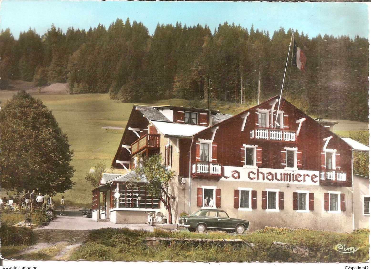 MORZINE (74) Hôtel "LA CHAUMIERE" - Thorens , Propriétaire  CPSM GF - Morzine