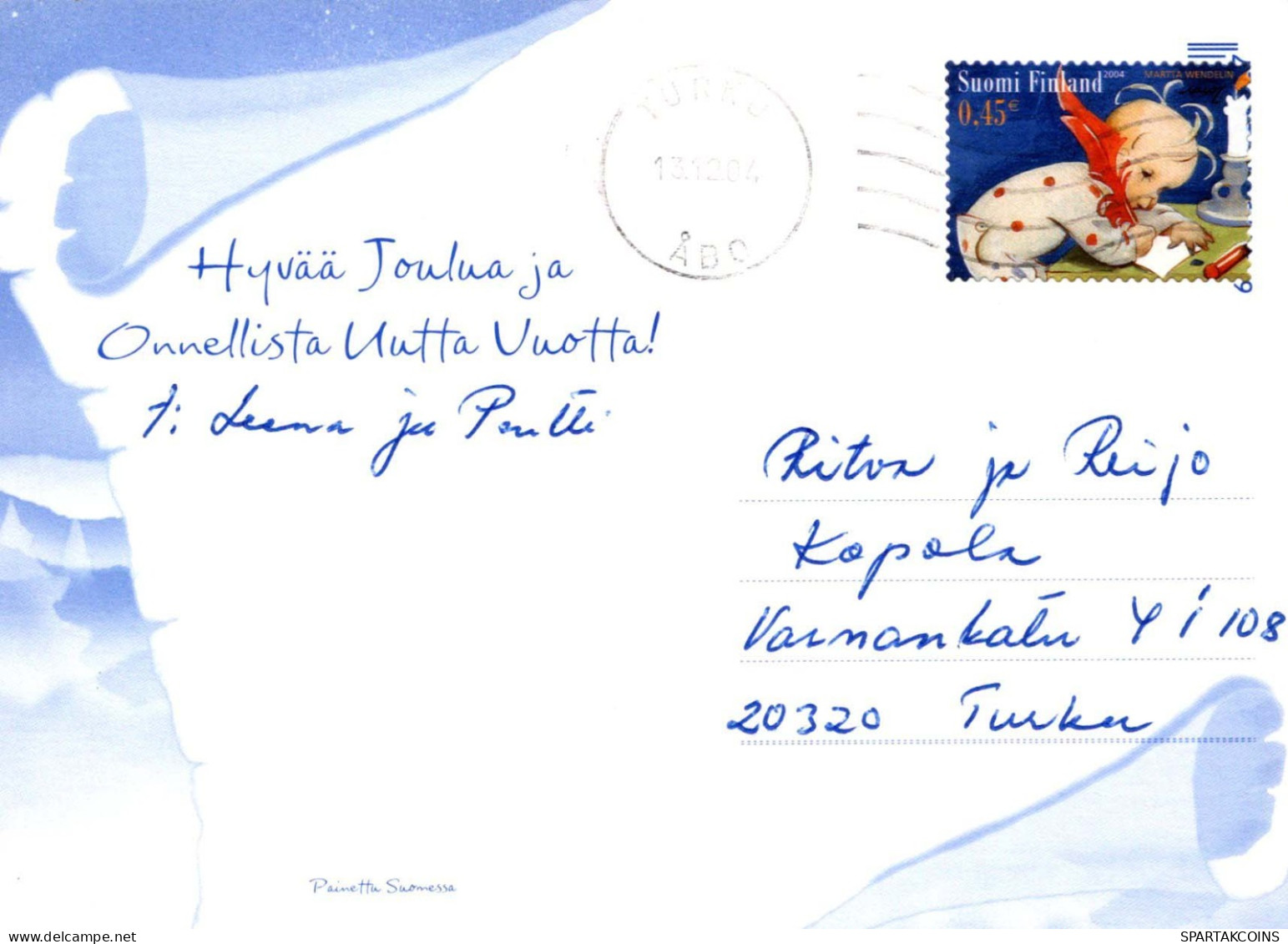 Buon Anno Natale CANDELA Vintage Cartolina CPSM #PAV578.IT - Nouvel An