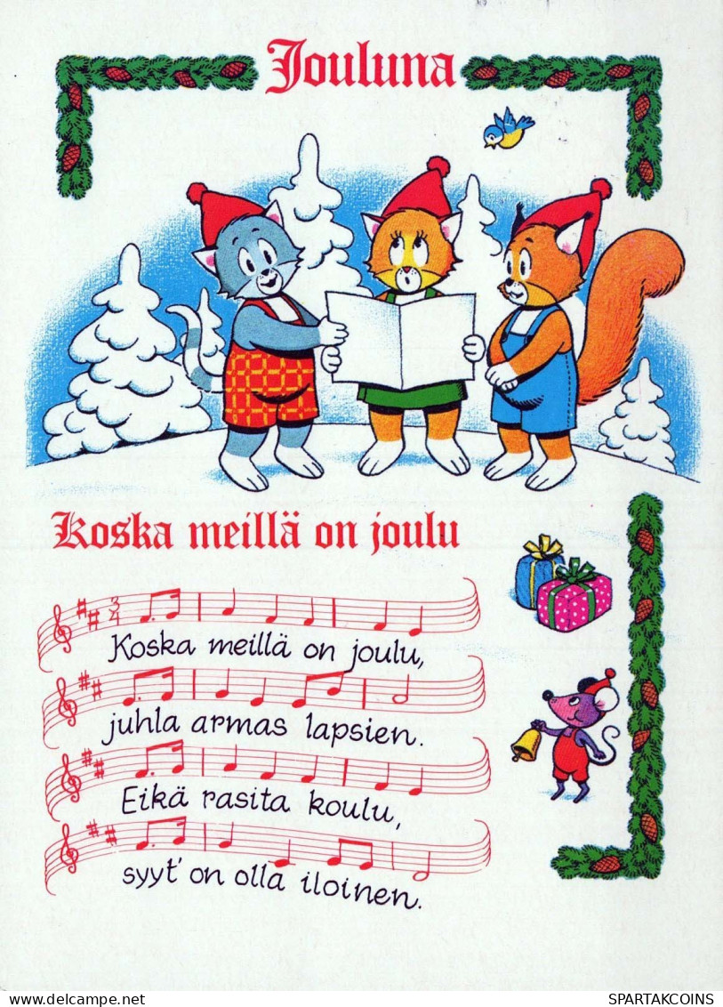 Buon Anno Natale Vintage Cartolina CPSM #PAV147.IT - Neujahr