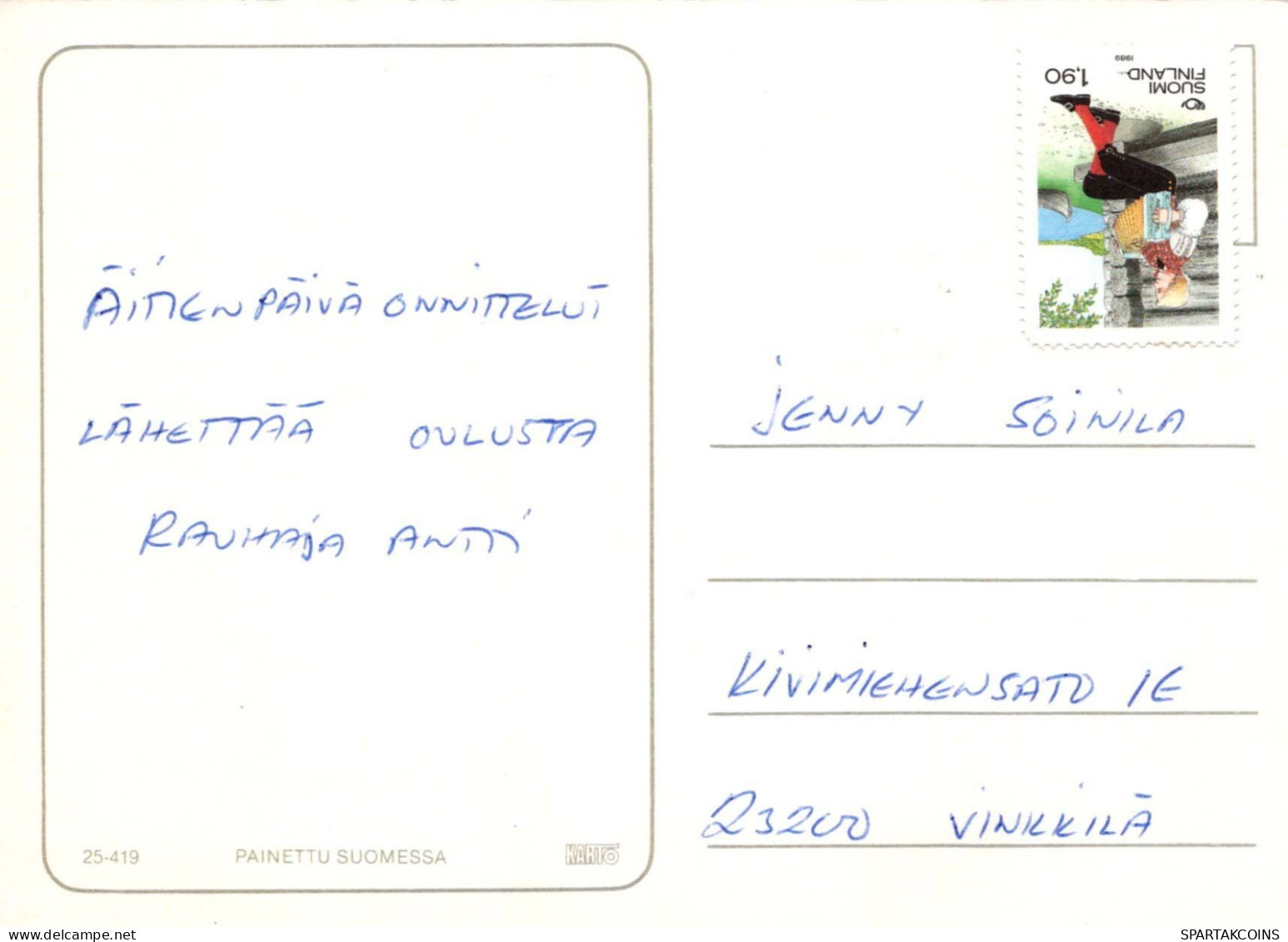 FIORI Vintage Cartolina CPSM #PAS342.IT - Blumen