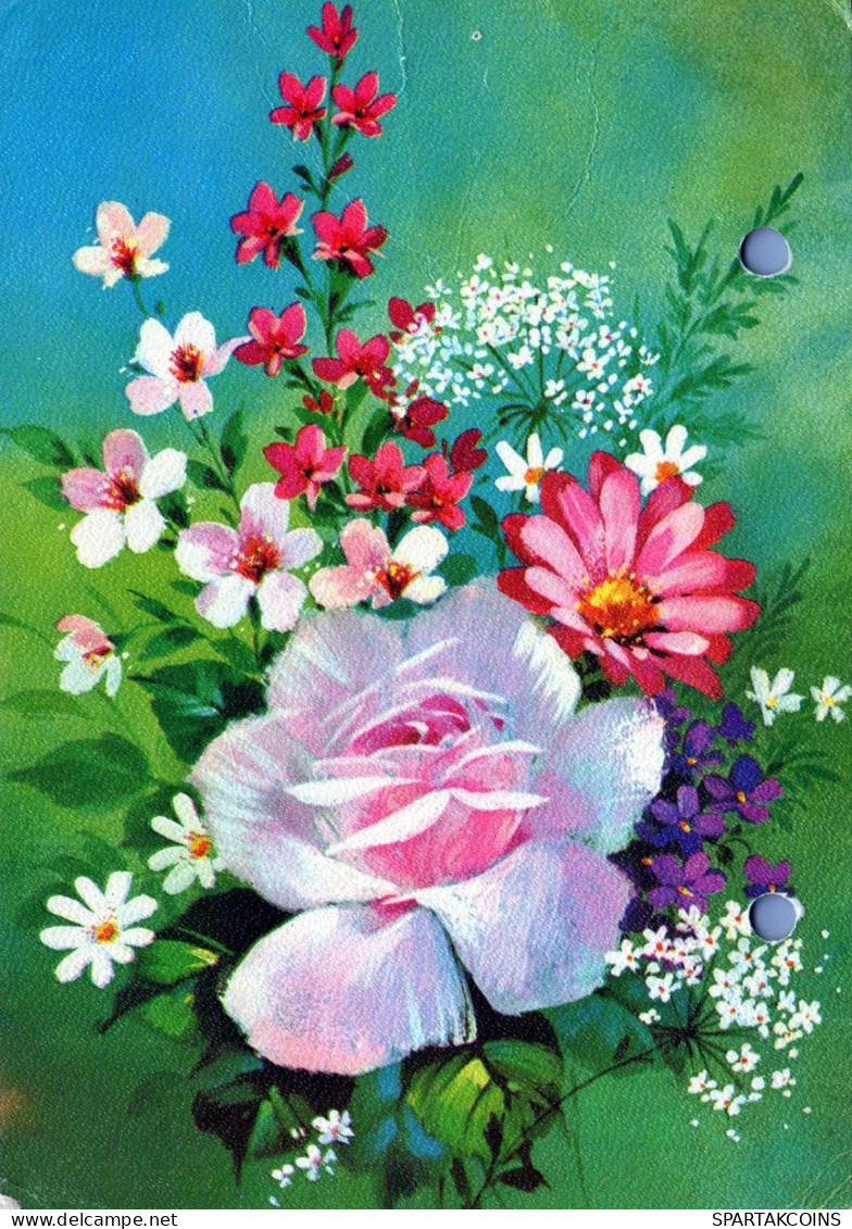 FIORI Vintage Cartolina CPSM #PAS042.IT - Flowers