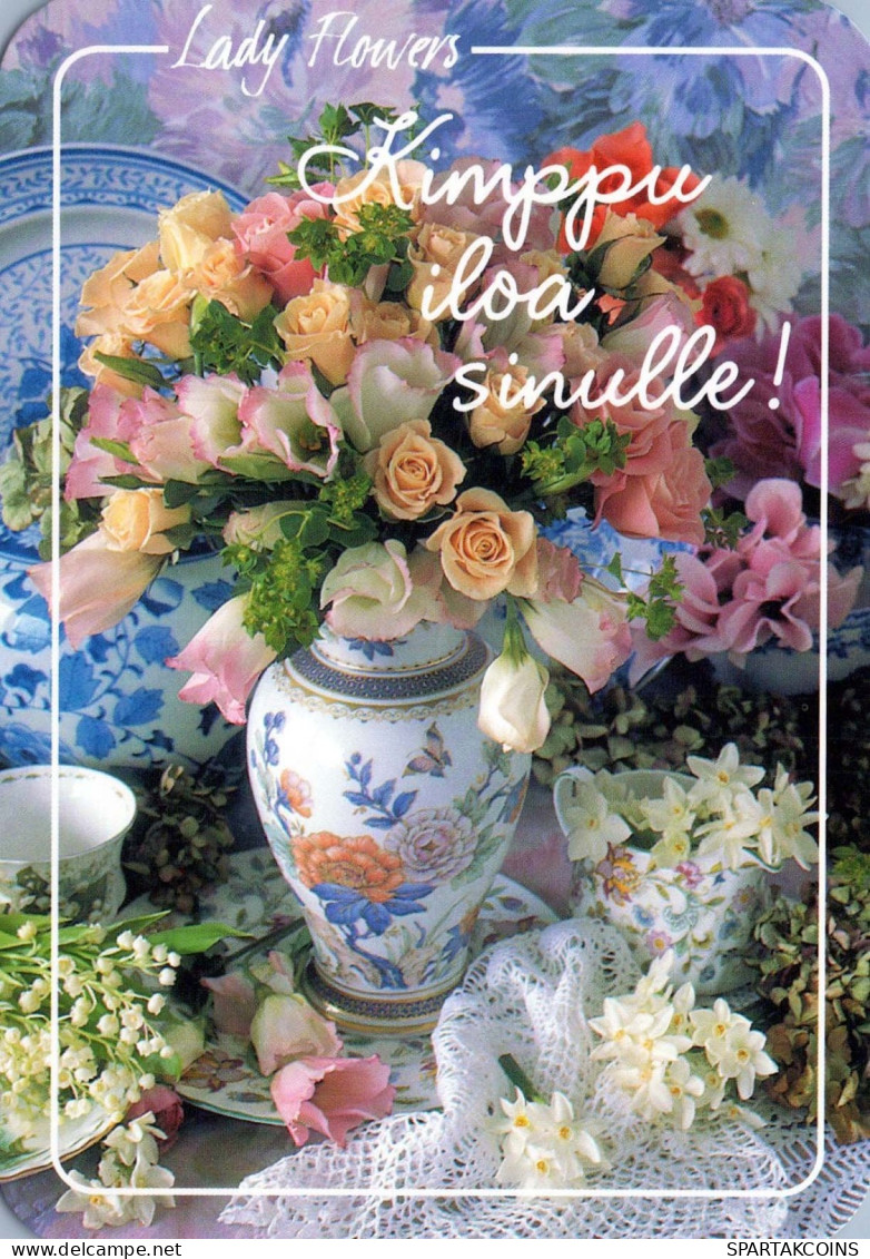 FIORI Vintage Cartolina CPSM #PAR741.IT - Flowers