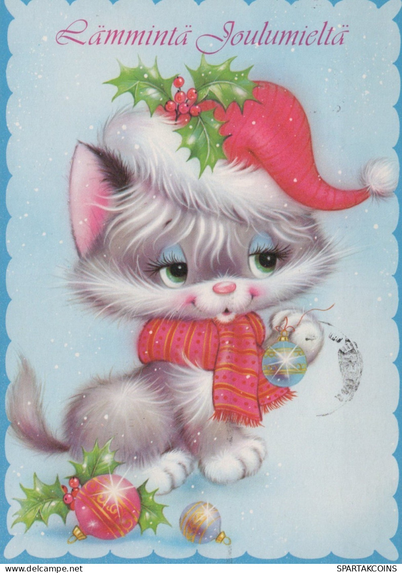 GATTO KITTY Animale Vintage Cartolina CPSM #PAM623.IT - Katzen