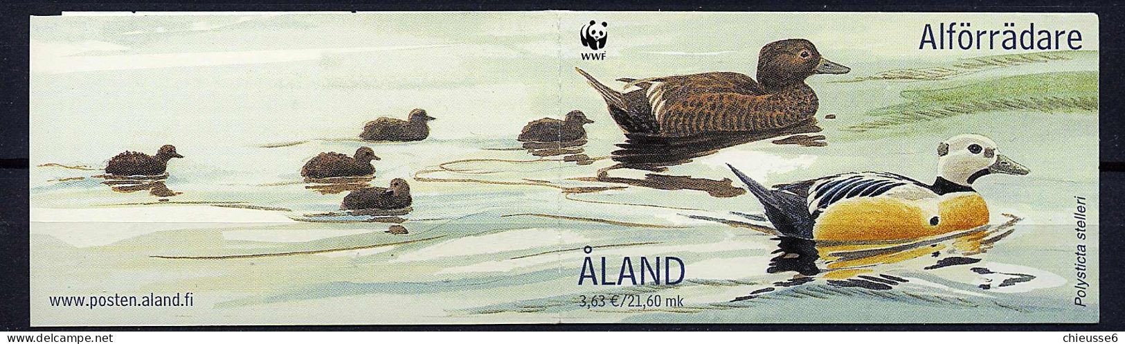 Aland ** Carnet C183 - Canard Eider De Steller - Aland