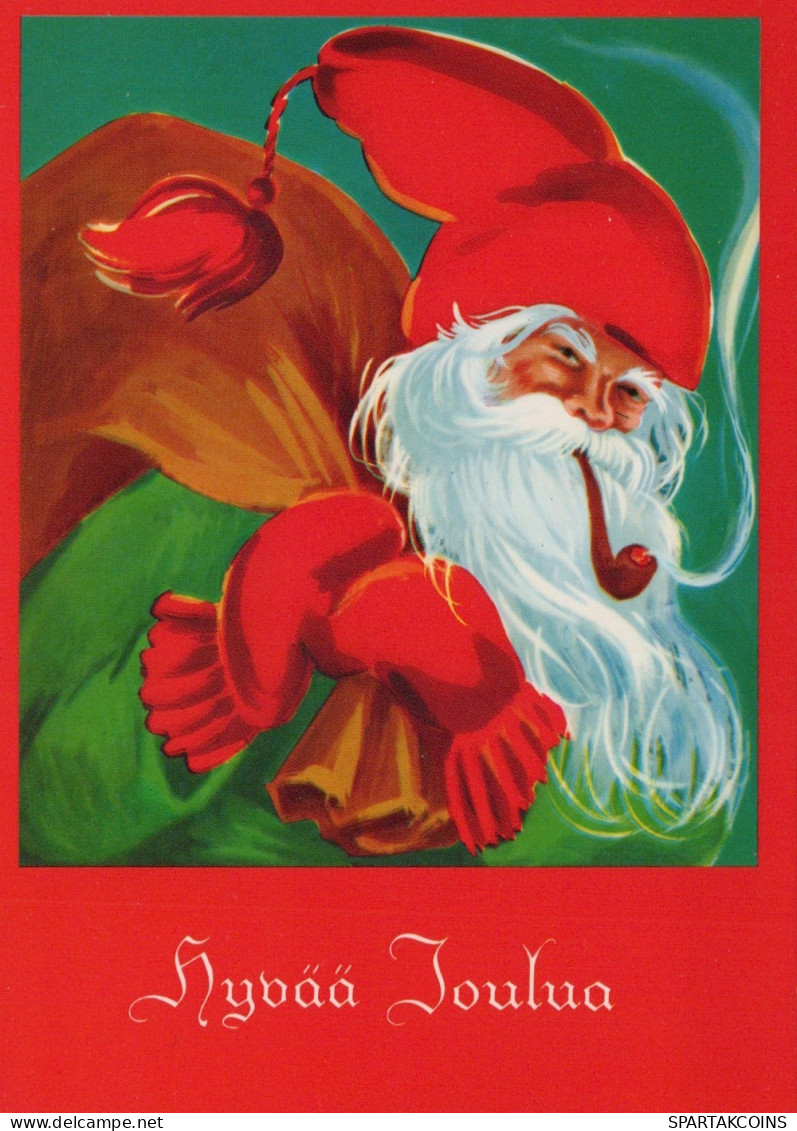 BABBO NATALE Natale Vintage Cartolina CPSM #PAJ743.IT - Santa Claus