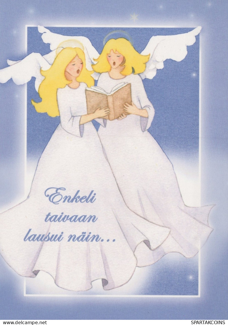 ANGELO Buon Anno Natale Vintage Cartolina CPSM #PAH884.IT - Anges