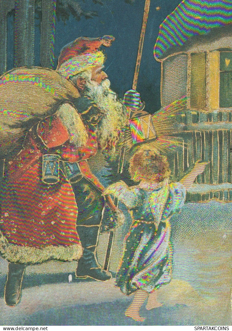 ANGELO Buon Anno Natale Vintage Cartolina CPSM #PAH395.IT - Engel