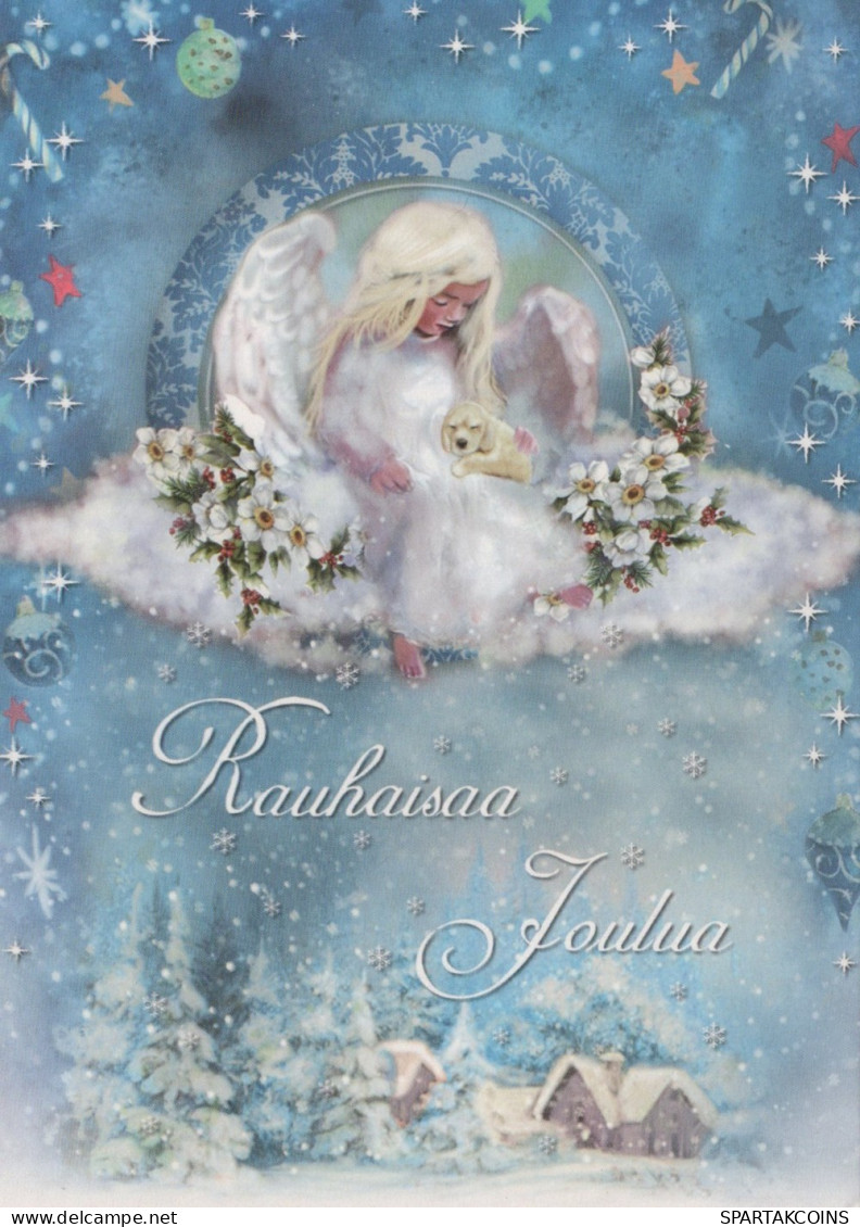 ANGELO Buon Anno Natale Vintage Cartolina CPSM #PAH263.IT - Angels