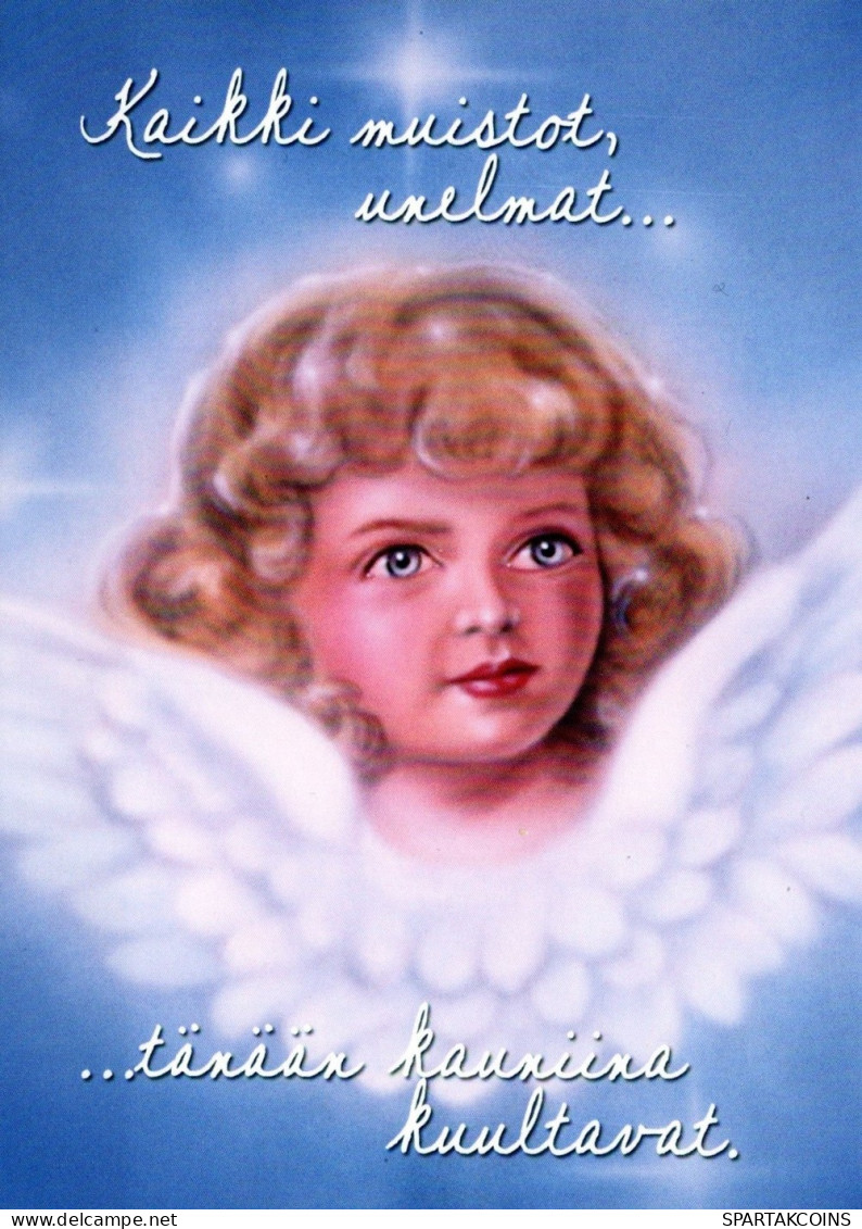 ANGELO Buon Anno Natale Vintage Cartolina CPSM #PAH011.IT - Anges