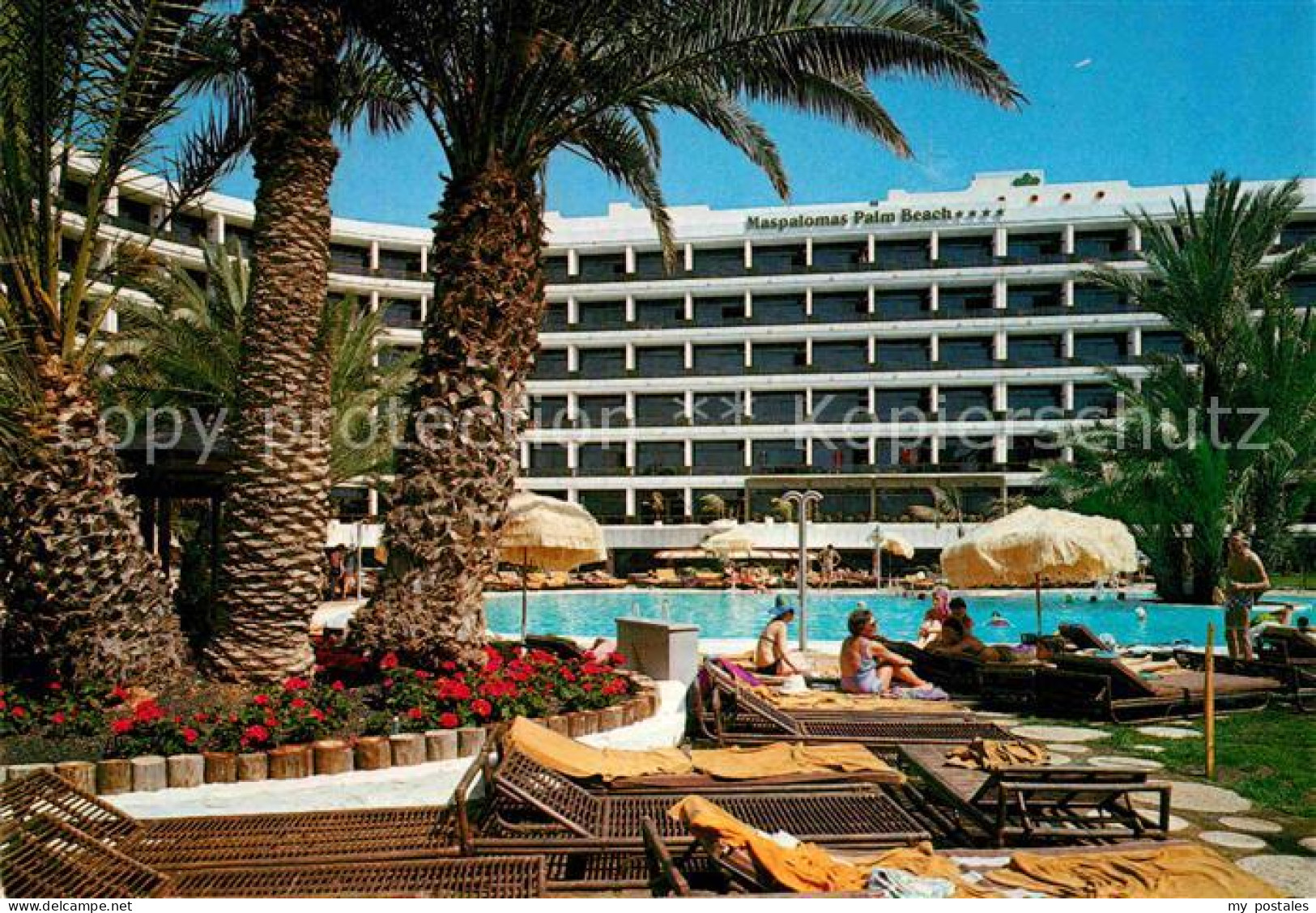 72717694 Playa De Maspalomas Hotel Palm Beach Swimming Pool Palmen Maspalomas Gr - Other & Unclassified