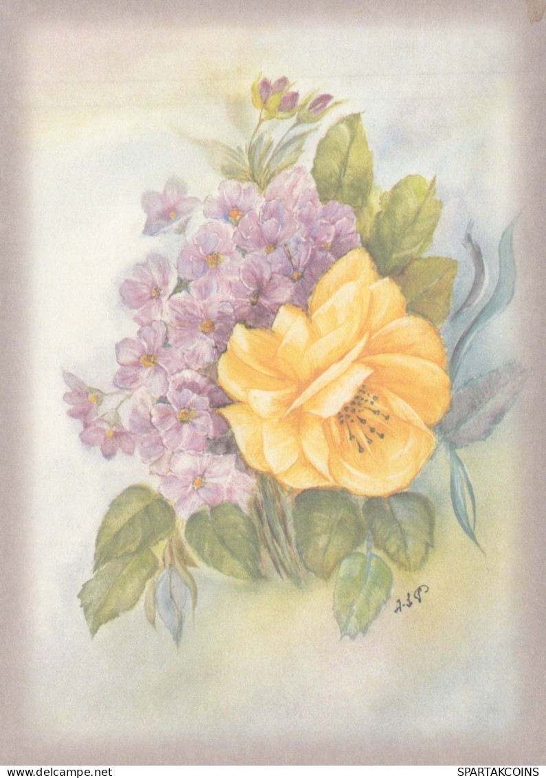 FLOWERS Vintage Postcard CPSM #PBZ565.GB - Fleurs