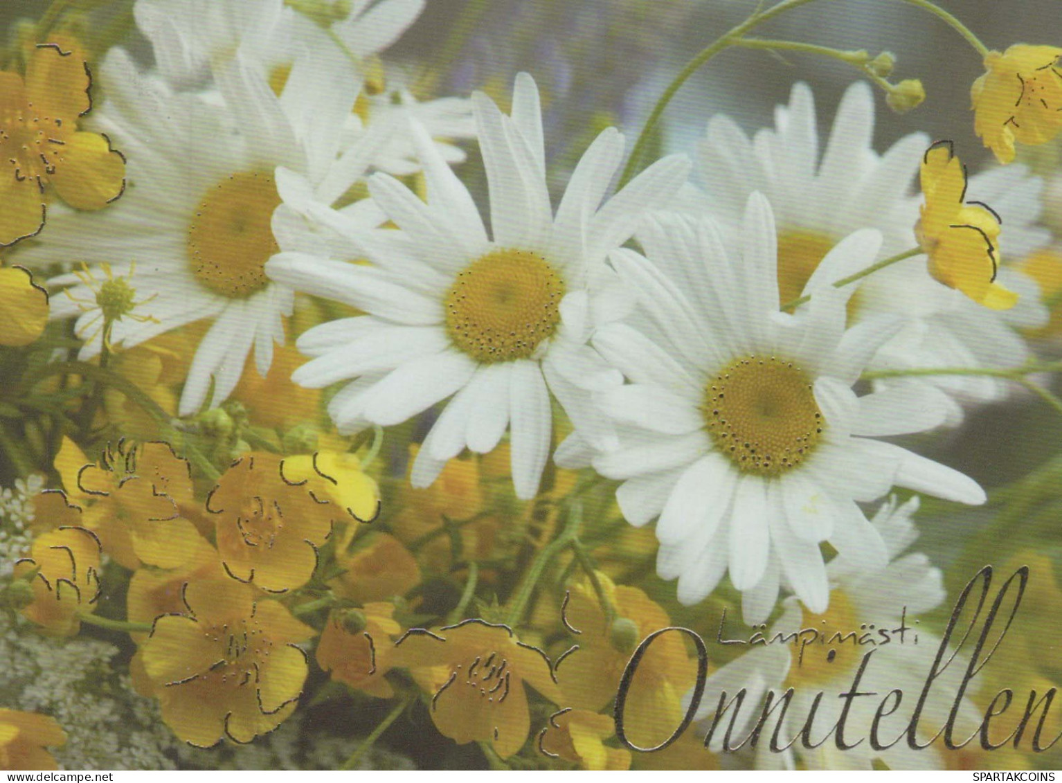 FLOWERS Vintage Postcard CPSM #PBZ265.GB - Flowers