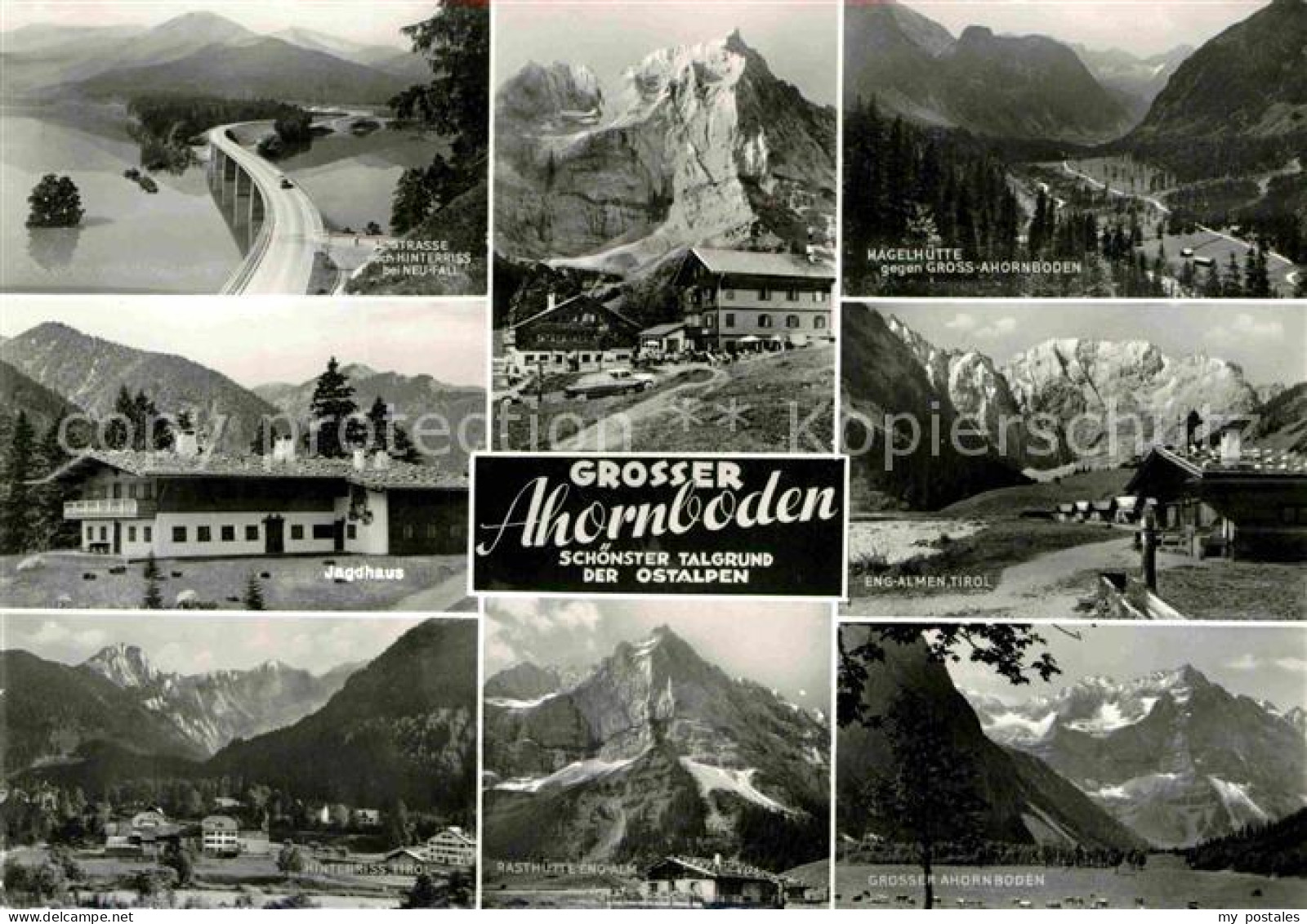 72717654 Grosser Ahornboden Alpenpanorama See Bruecke Berghuetten Jagdhaus Alm G - Altri & Non Classificati