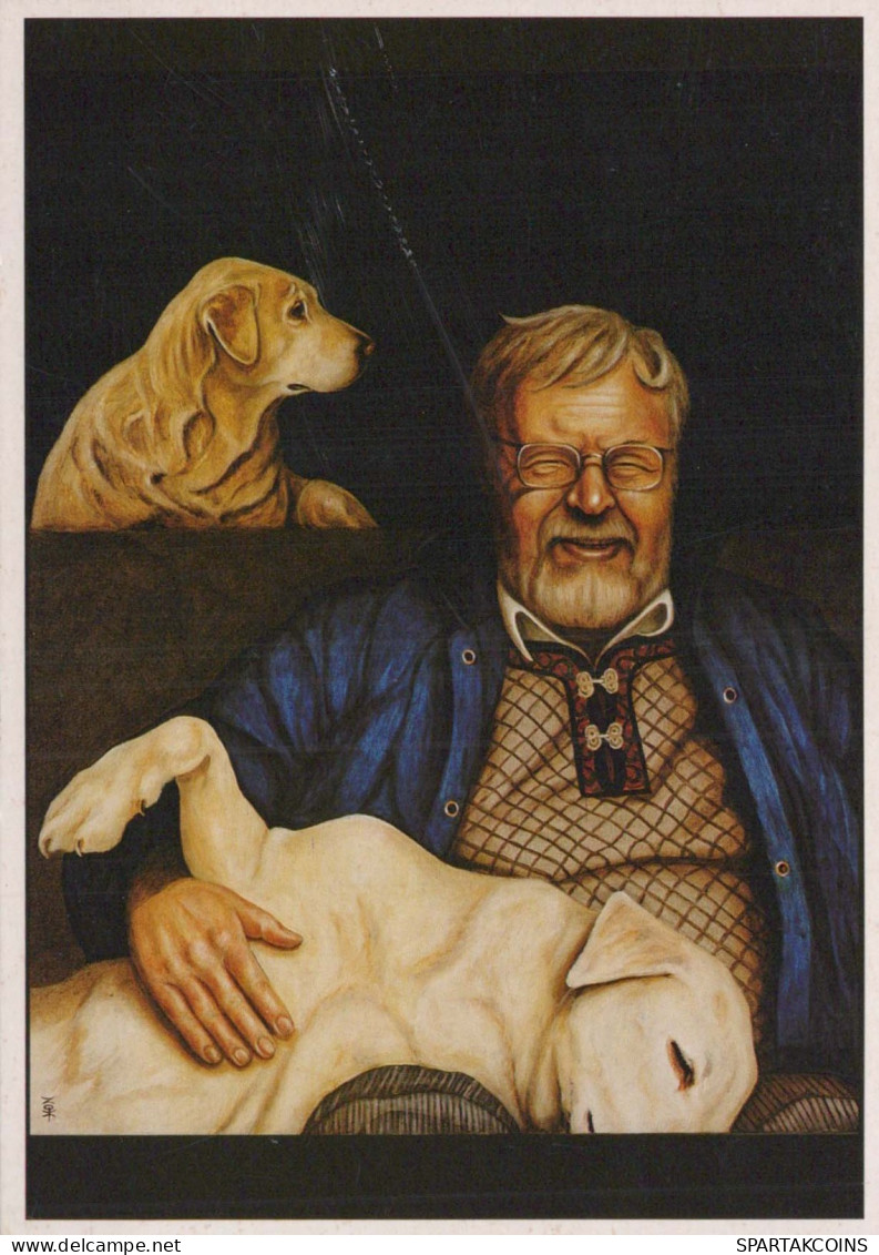 DOG Animals Vintage Postcard CPSM #PBQ717.GB - Hunde