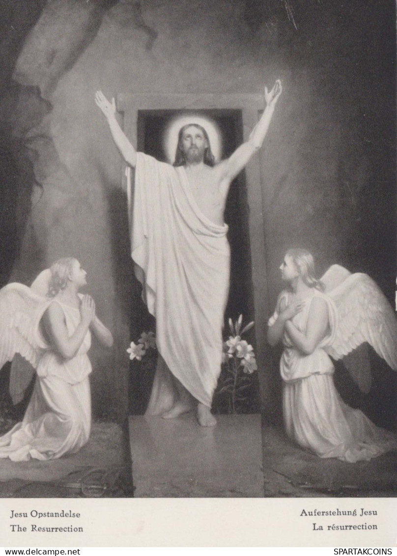 PAINTING JESUS CHRIST Religion Vintage Postcard CPSM #PBQ127.GB - Tableaux, Vitraux Et Statues