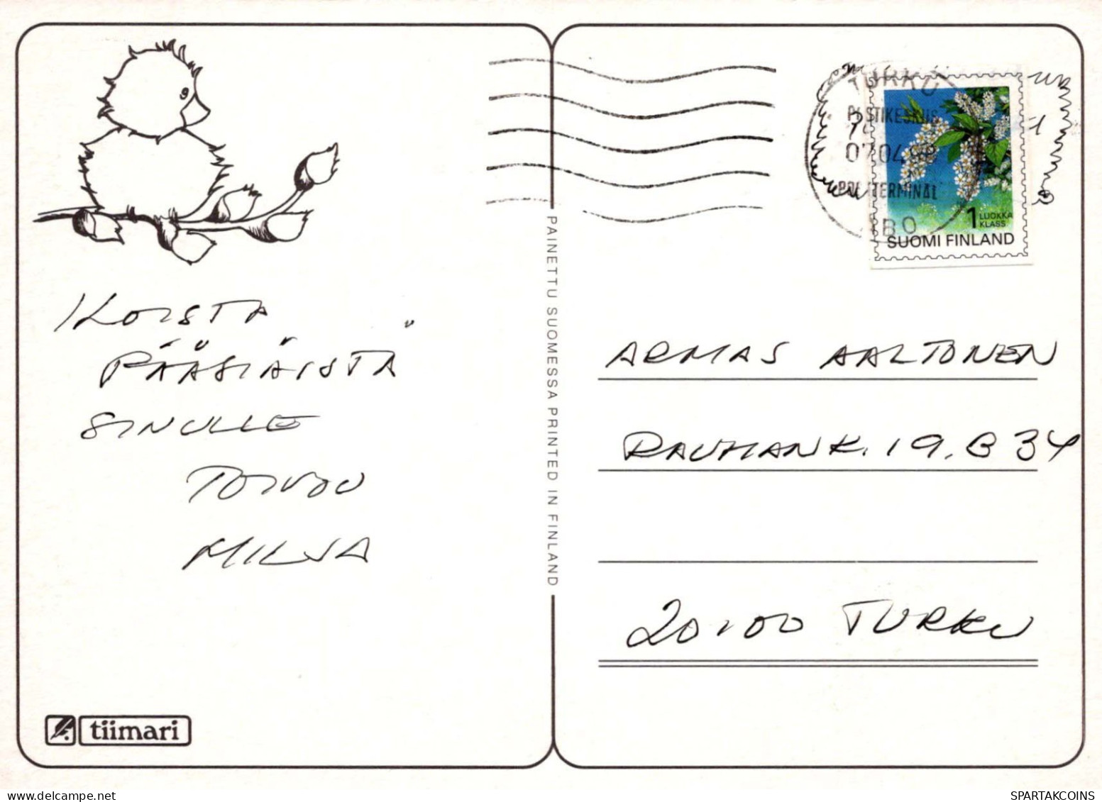 EASTER EGG Vintage Postcard CPSM #PBO167.GB - Easter