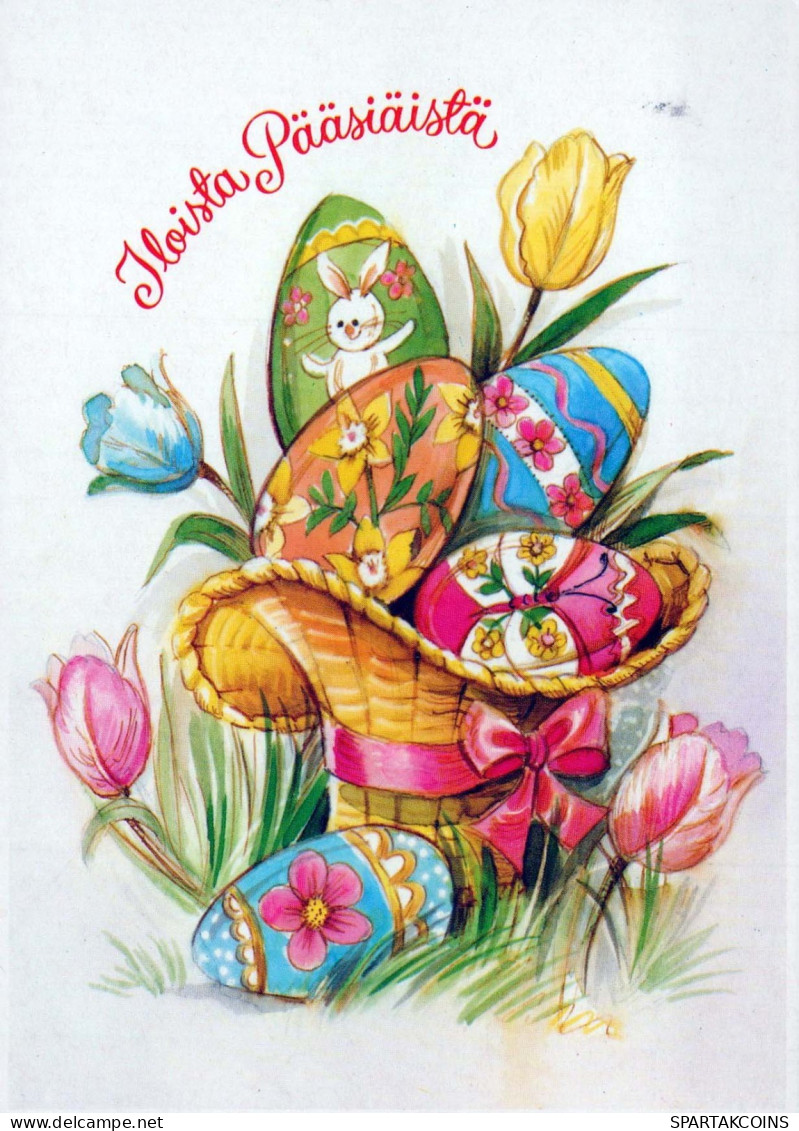 EASTER EGG Vintage Postcard CPSM #PBO167.GB - Easter