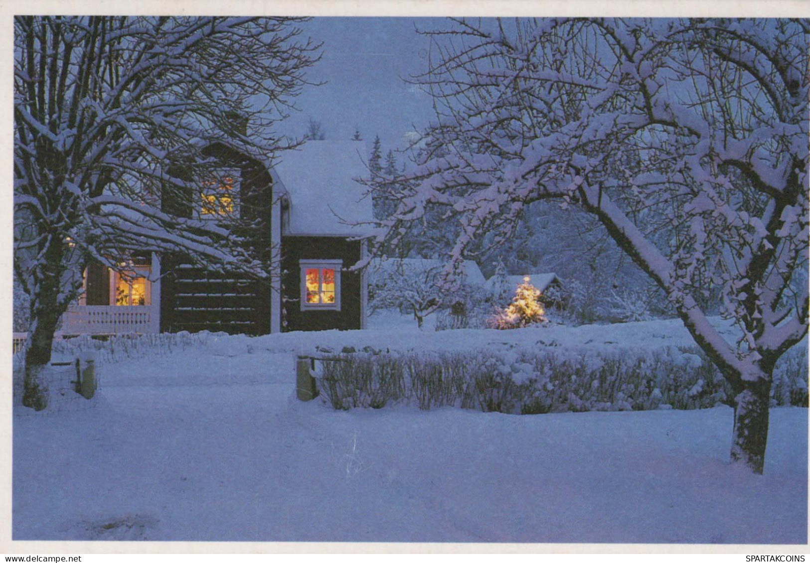 Happy New Year Christmas CANDLE Vintage Postcard CPSM #PBN614.GB - Nieuwjaar