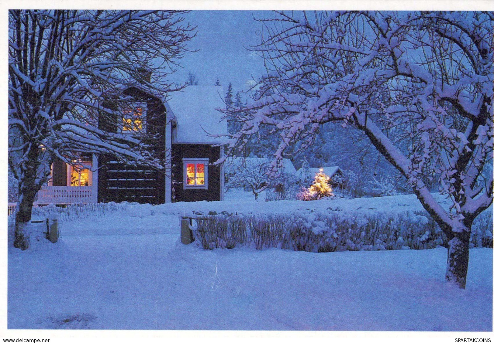 Happy New Year Christmas CANDLE Vintage Postcard CPSM #PBN614.GB - Neujahr