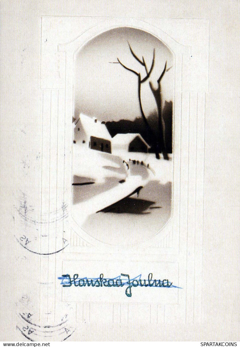 Happy New Year Christmas Vintage Postcard CPSM #PBN115.GB - Nieuwjaar