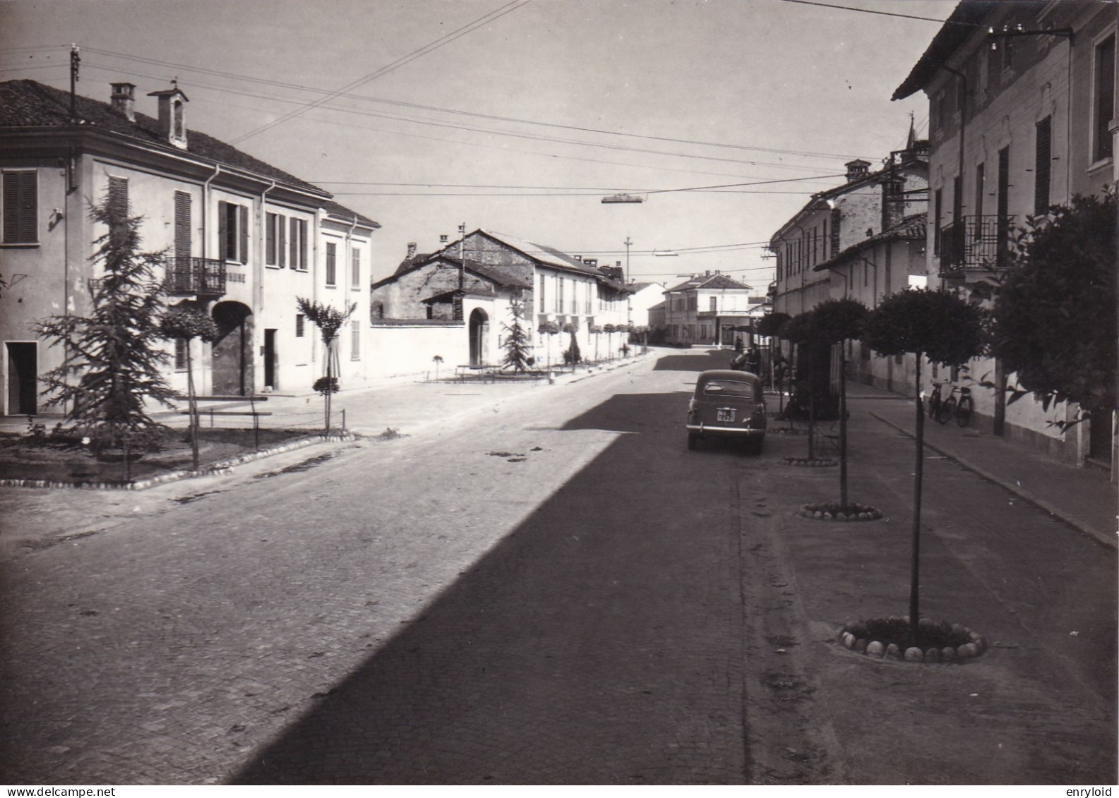 Tornaco Fotografia Viale Inedita 1959 - Andere & Zonder Classificatie