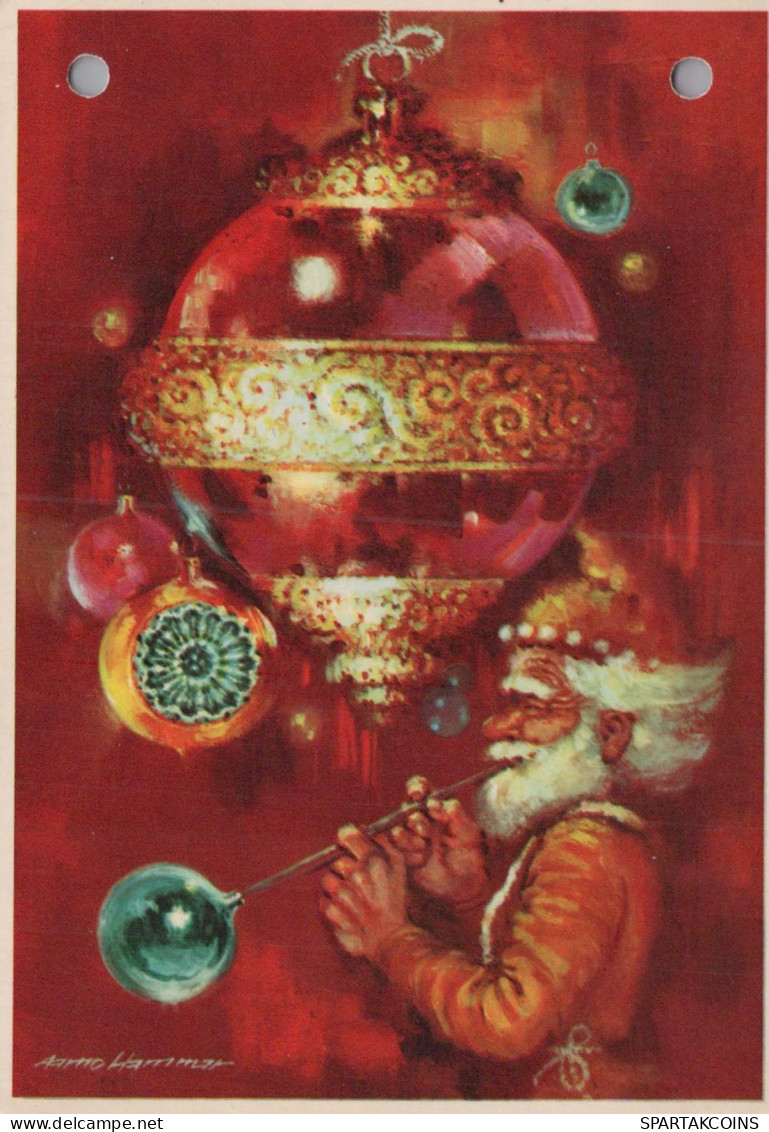 Happy New Year Christmas GNOME Vintage Postcard CPSM #PBL634.GB - Neujahr