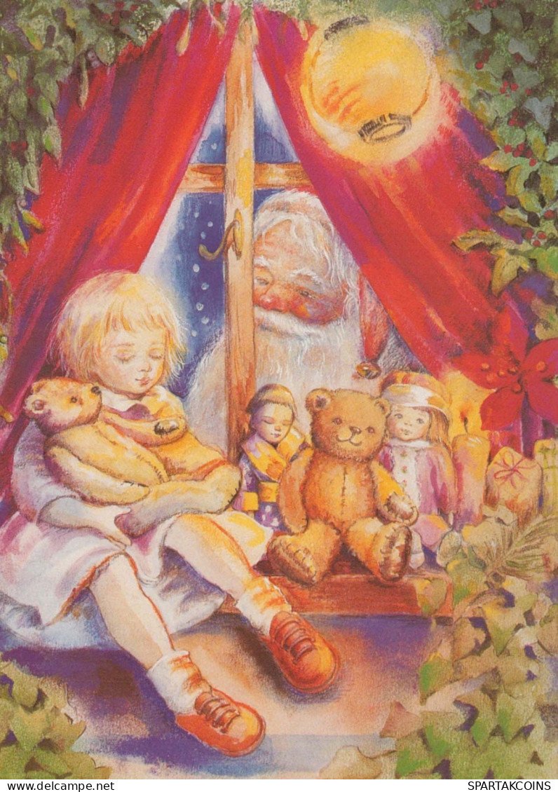 Happy New Year Christmas CHILDREN Vintage Postcard CPSM #PAZ925.GB - New Year