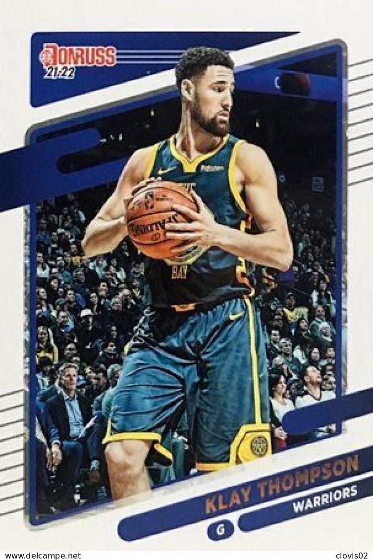 73 Klay Thompson - Golden State Warriors - Carte Panini NBA Donruss 2021-2022 - Other & Unclassified