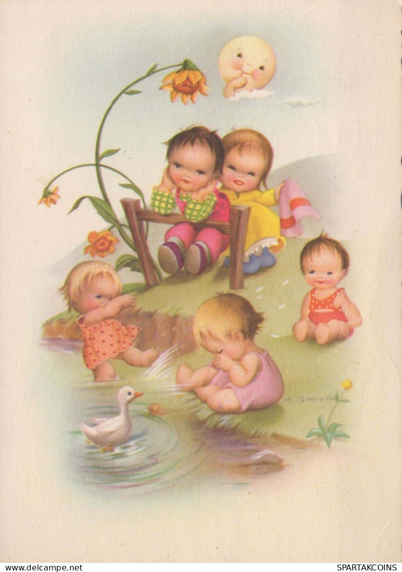 BAMBINO BAMBINO Scena S Paesaggios Vintage Cartolina CPSMPF #PKG672.IT - Scenes & Landscapes