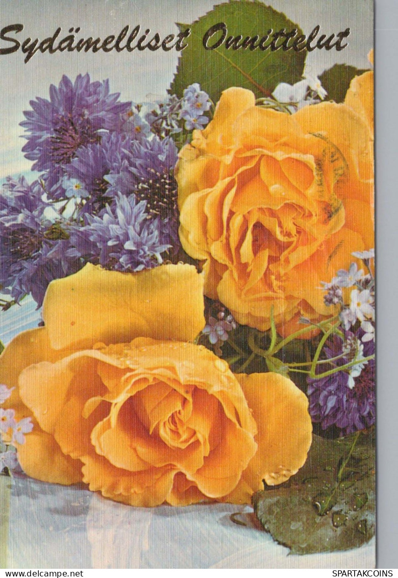 FIORI Vintage Cartolina CPSM #PBZ449.IT - Bloemen