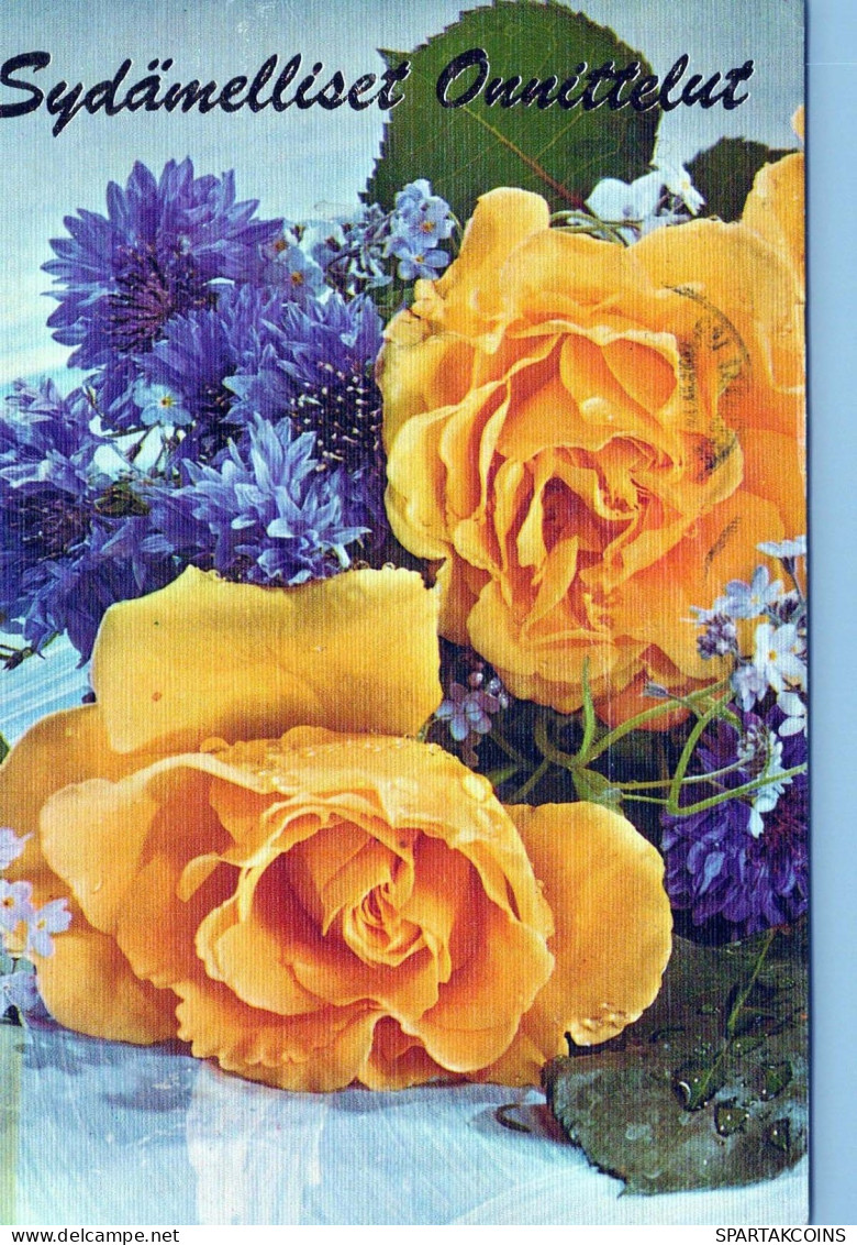 FIORI Vintage Cartolina CPSM #PBZ449.IT - Flowers