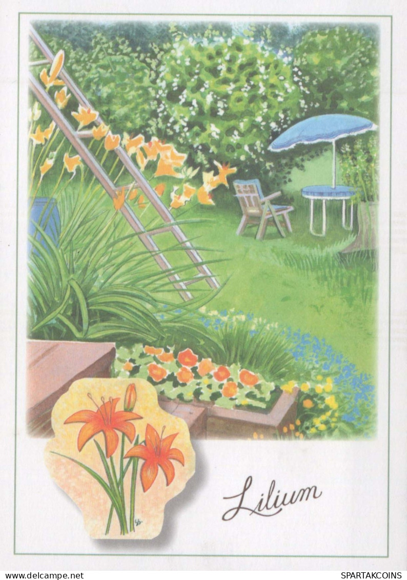 FIORI Vintage Cartolina CPSM #PBZ329.IT - Bloemen