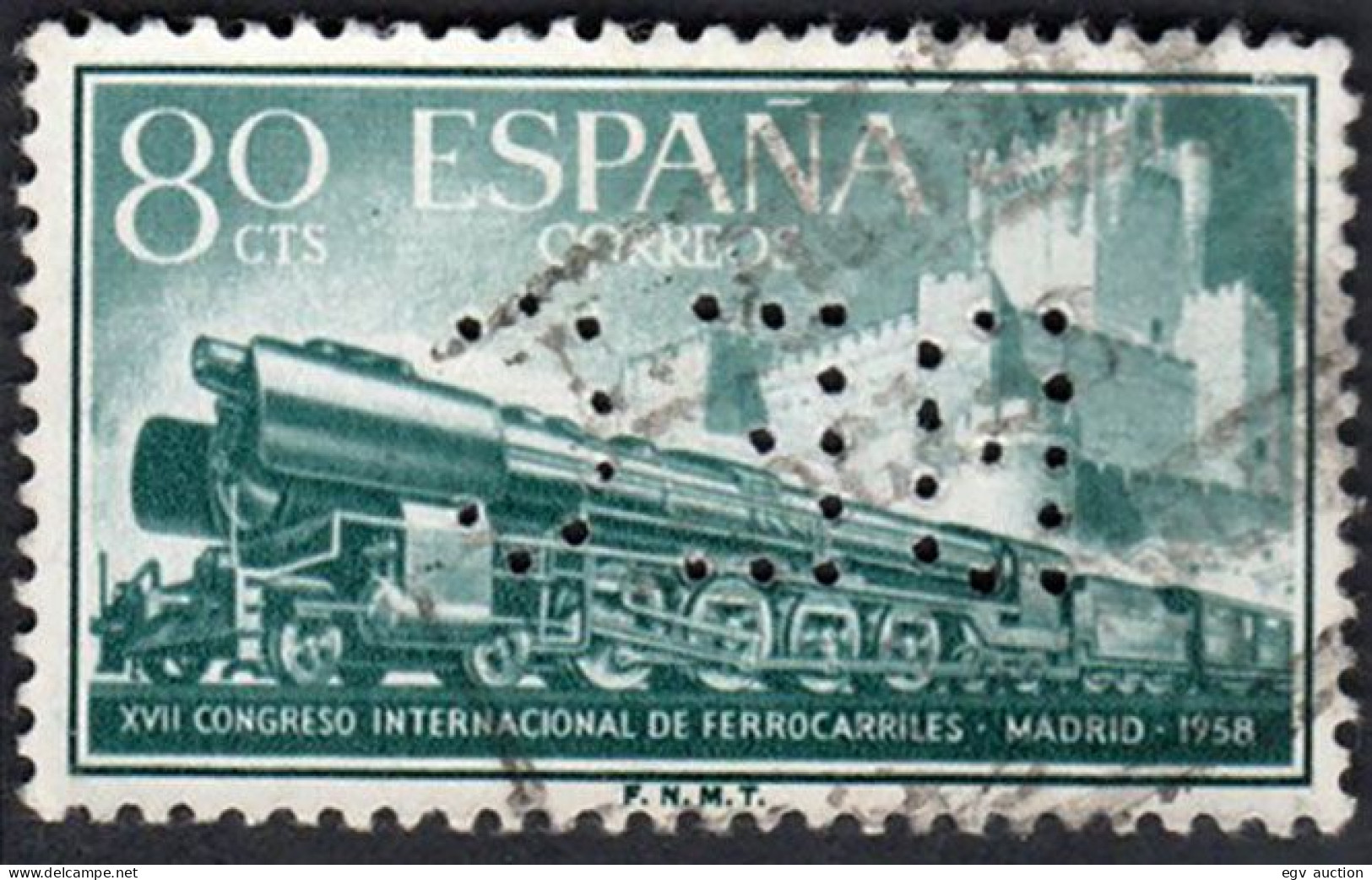 Madrid - Perforado - Edi O 1234 - "BEC" Grande (Banco) - Nuovi