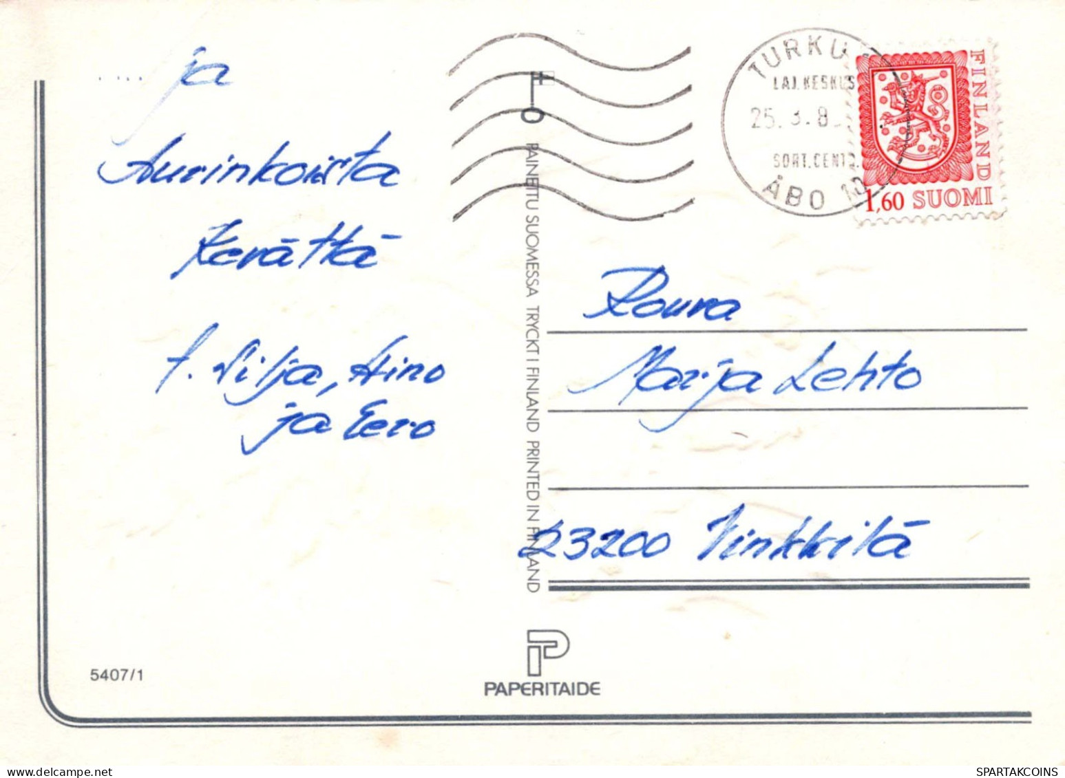 PASQUA POLLO UOVO Vintage Cartolina CPSM #PBO613.IT - Ostern