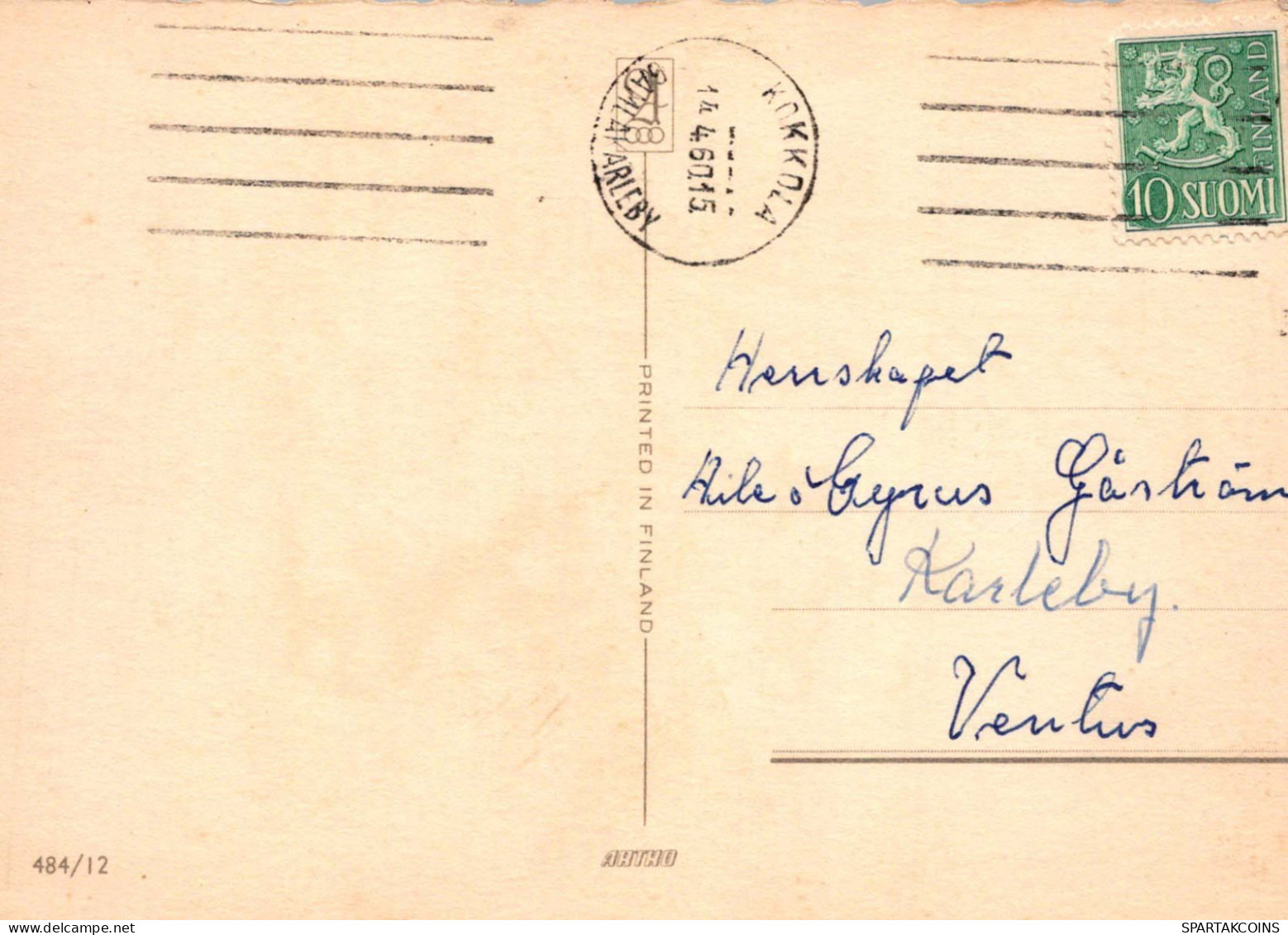 PASQUA POLLO UOVO Vintage Cartolina CPSM #PBO800.IT - Ostern