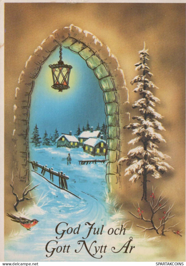 Buon Anno Natale Vintage Cartolina CPSM #PBN306.IT - Anno Nuovo