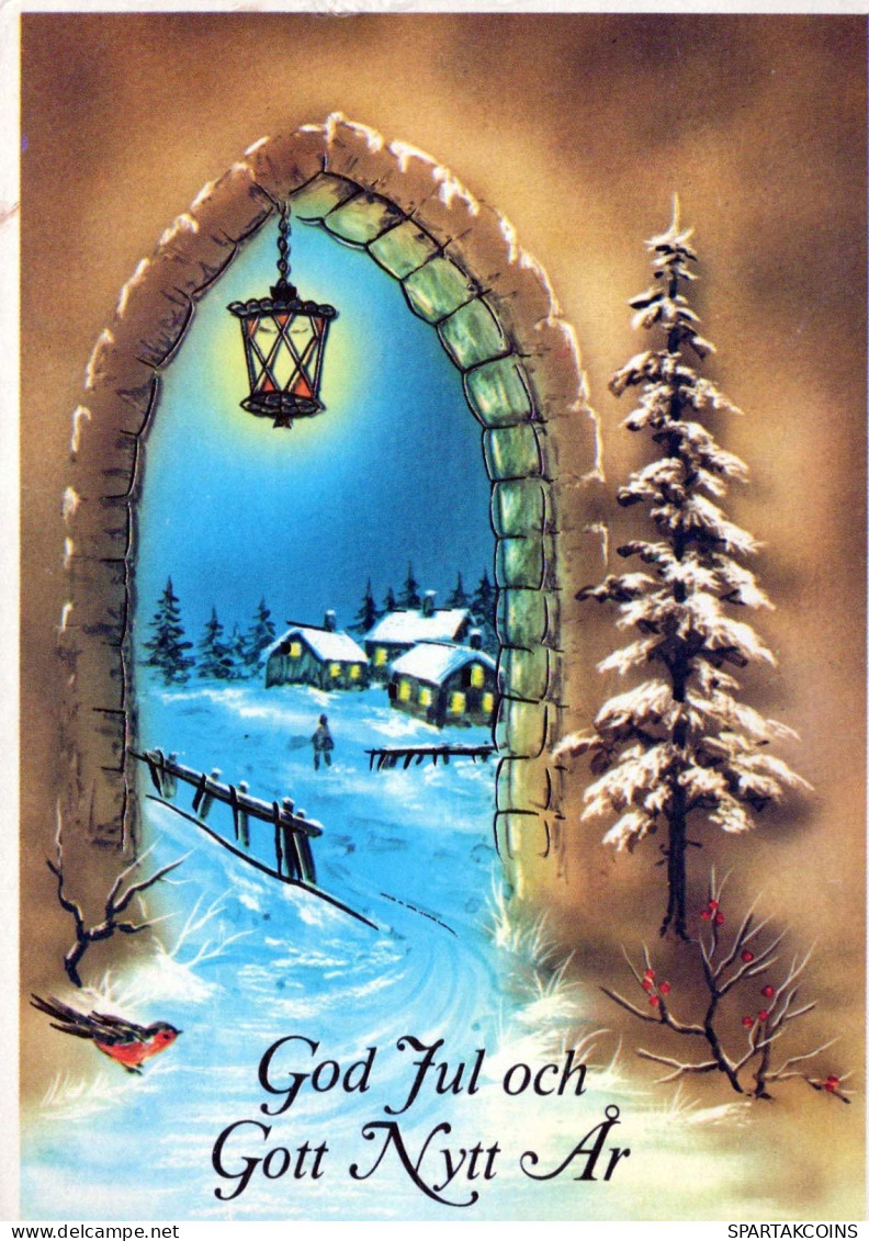 Buon Anno Natale Vintage Cartolina CPSM #PBN306.IT - Anno Nuovo