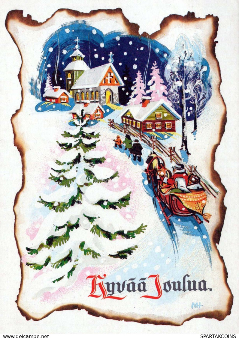 Buon Anno Natale Vintage Cartolina CPSM #PBN244.IT - Anno Nuovo