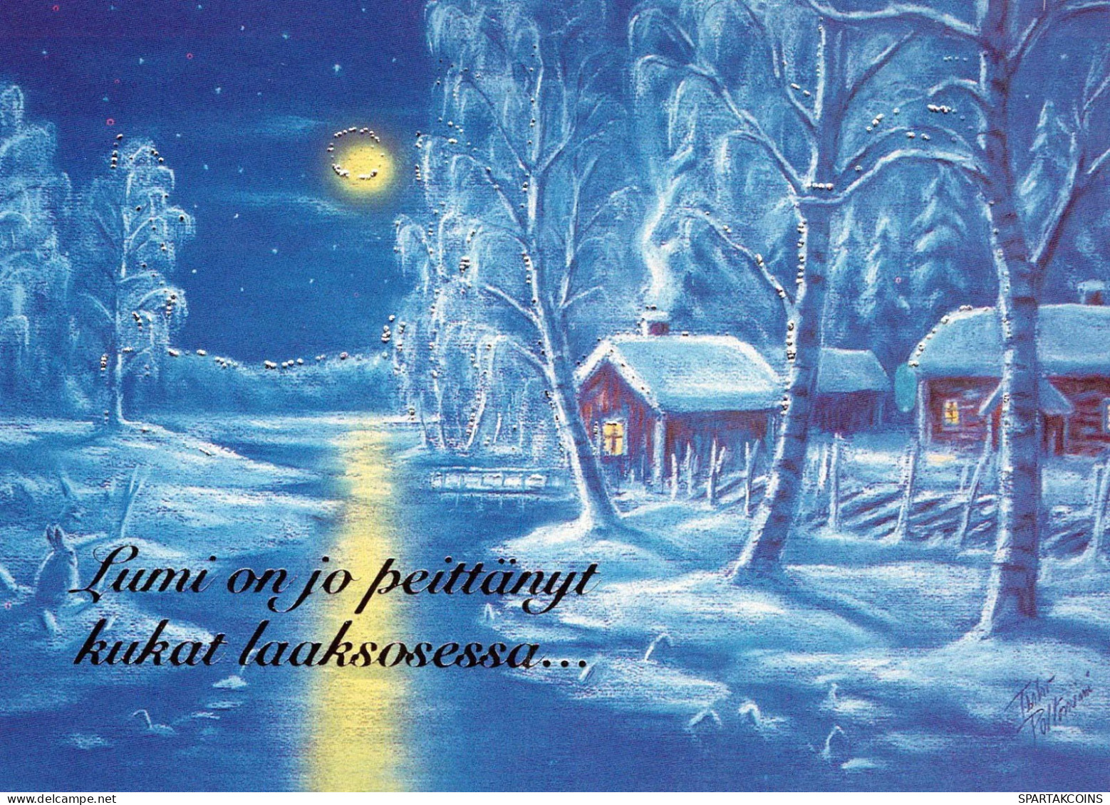 Buon Anno Natale Vintage Cartolina CPSM #PBM992.IT - Anno Nuovo