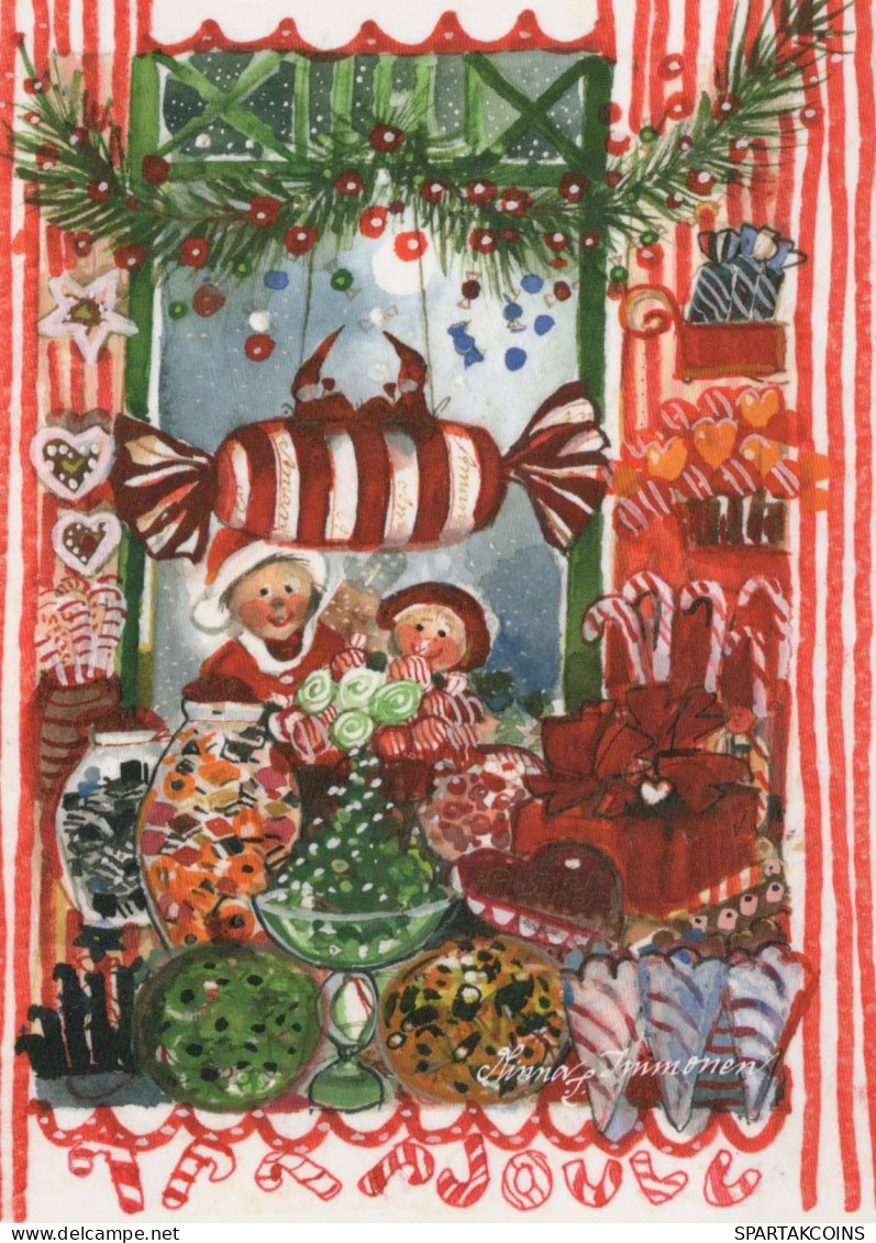 Buon Anno Natale GNOME Vintage Cartolina CPSM #PBM140.IT - Neujahr