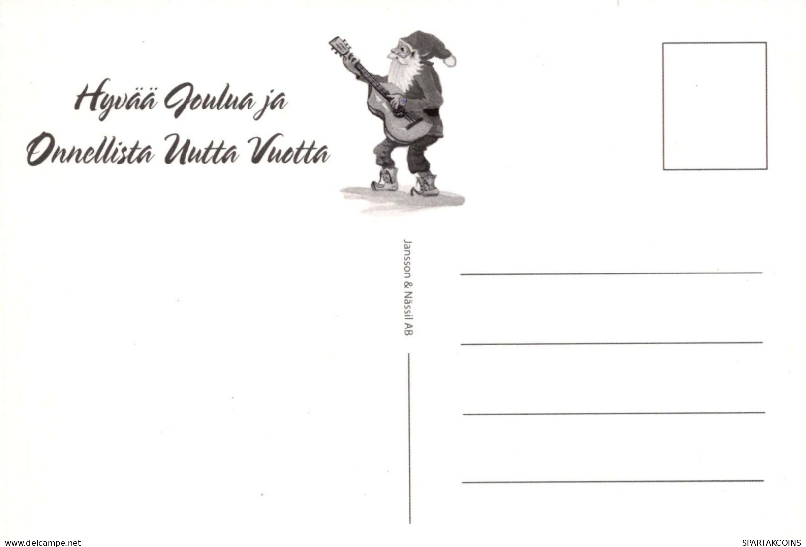 Buon Anno Natale GNOME Vintage Cartolina CPSM #PBL773.IT - Anno Nuovo