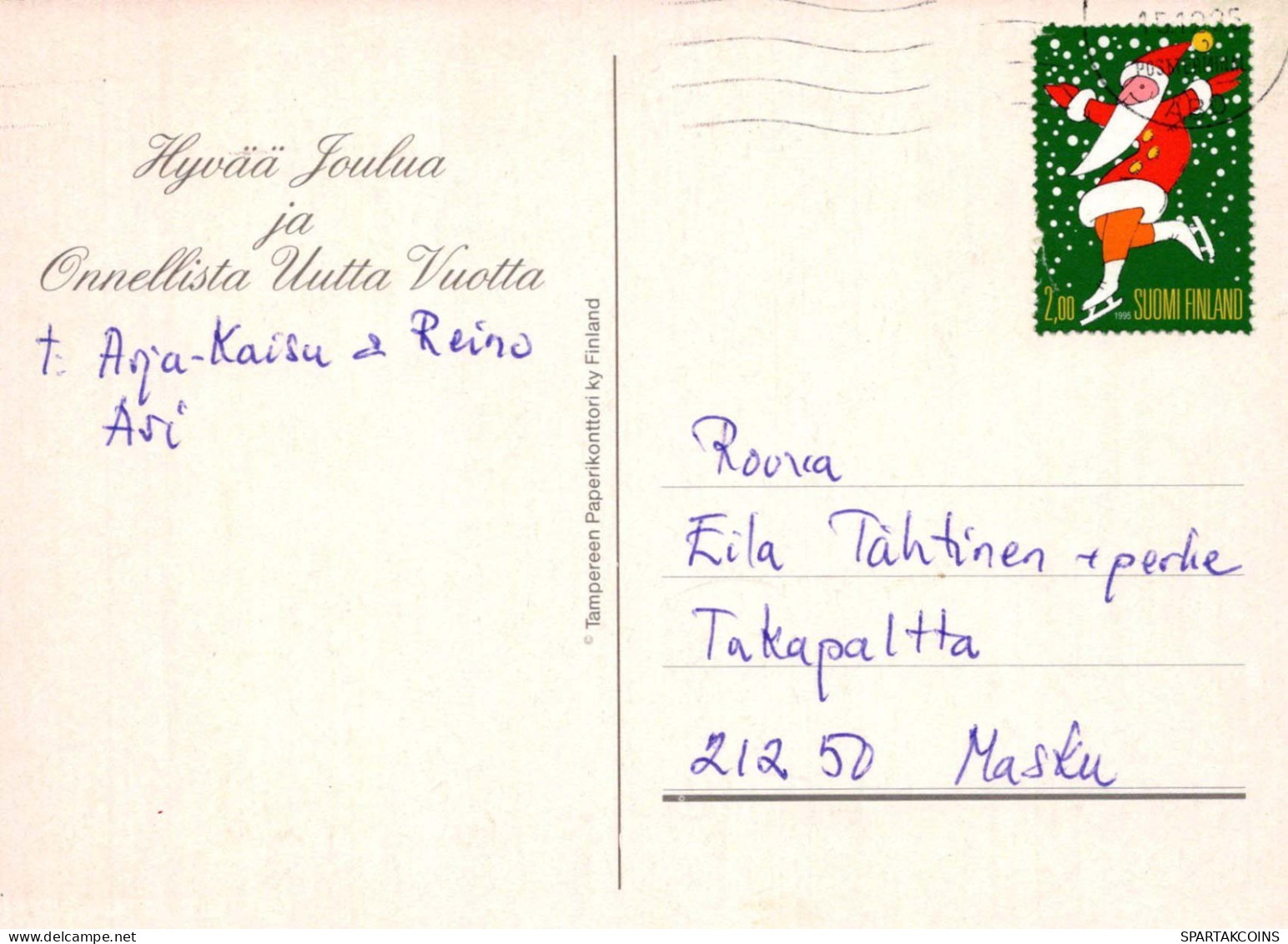 Buon Anno Natale GNOME Vintage Cartolina CPSM #PBL703.IT - Neujahr