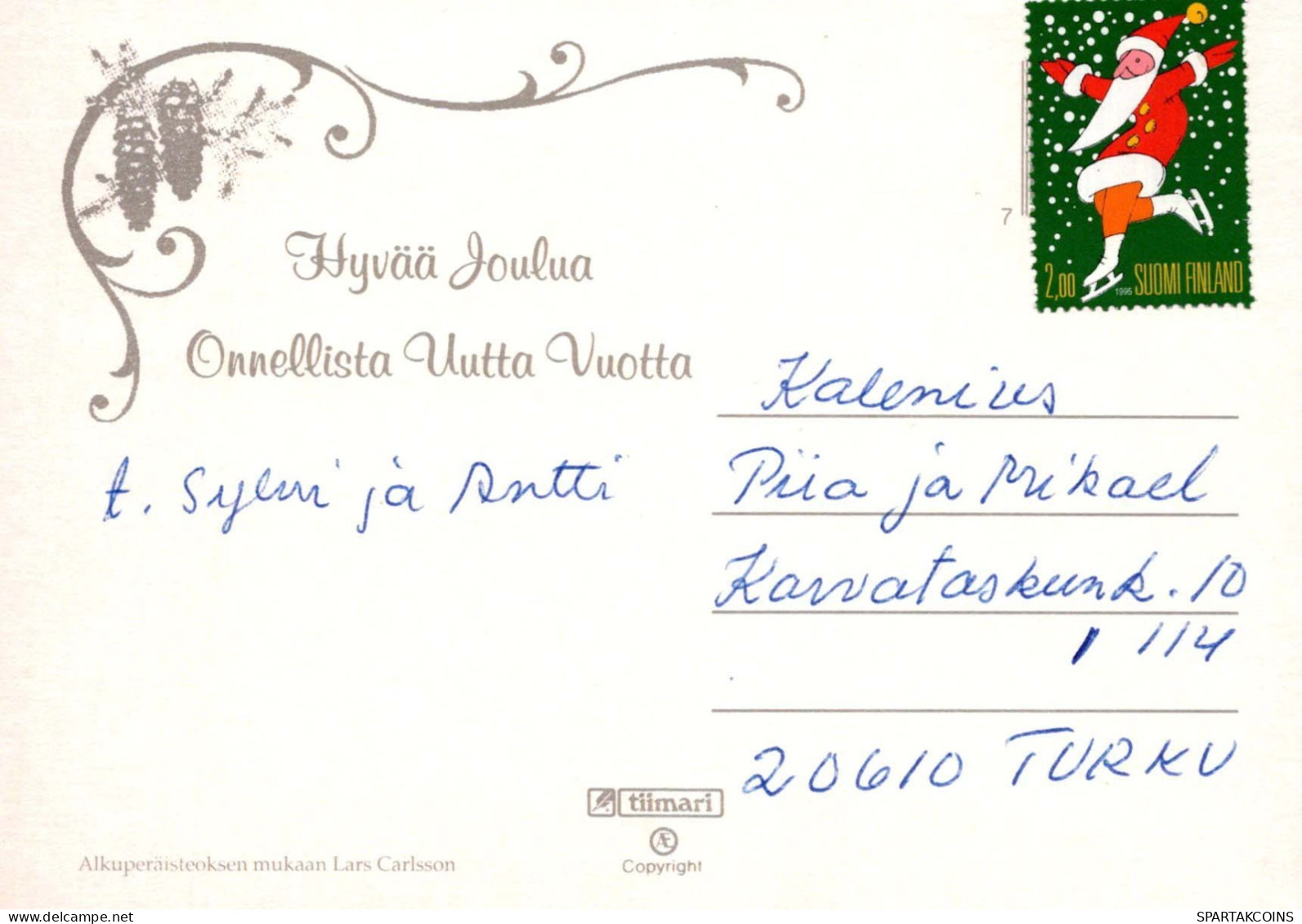 Buon Anno Natale GNOME Vintage Cartolina CPSM #PBA676.IT - Nouvel An