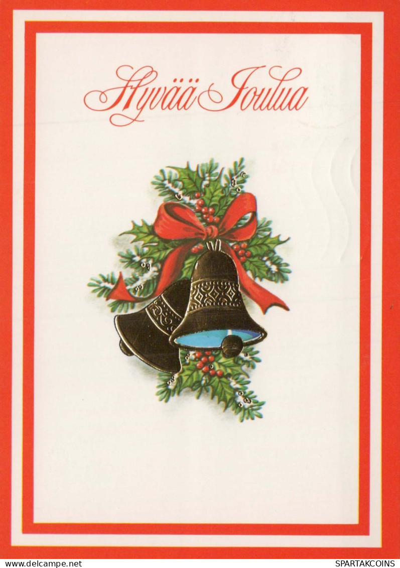 Buon Anno Natale BELL Vintage Cartolina CPSM #PAY642.IT - Anno Nuovo